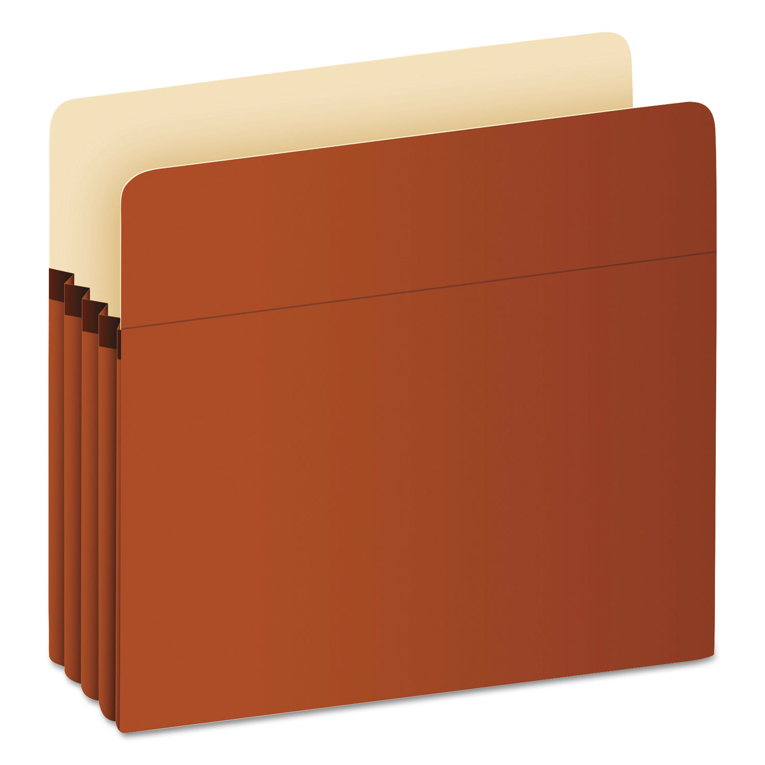  Pendaflex E1524E Earthwise by Pendaflex 100% Recycled File Pockets, 3.5 Expansion, Letter Size, Red Fiber (PFXE1524E) 