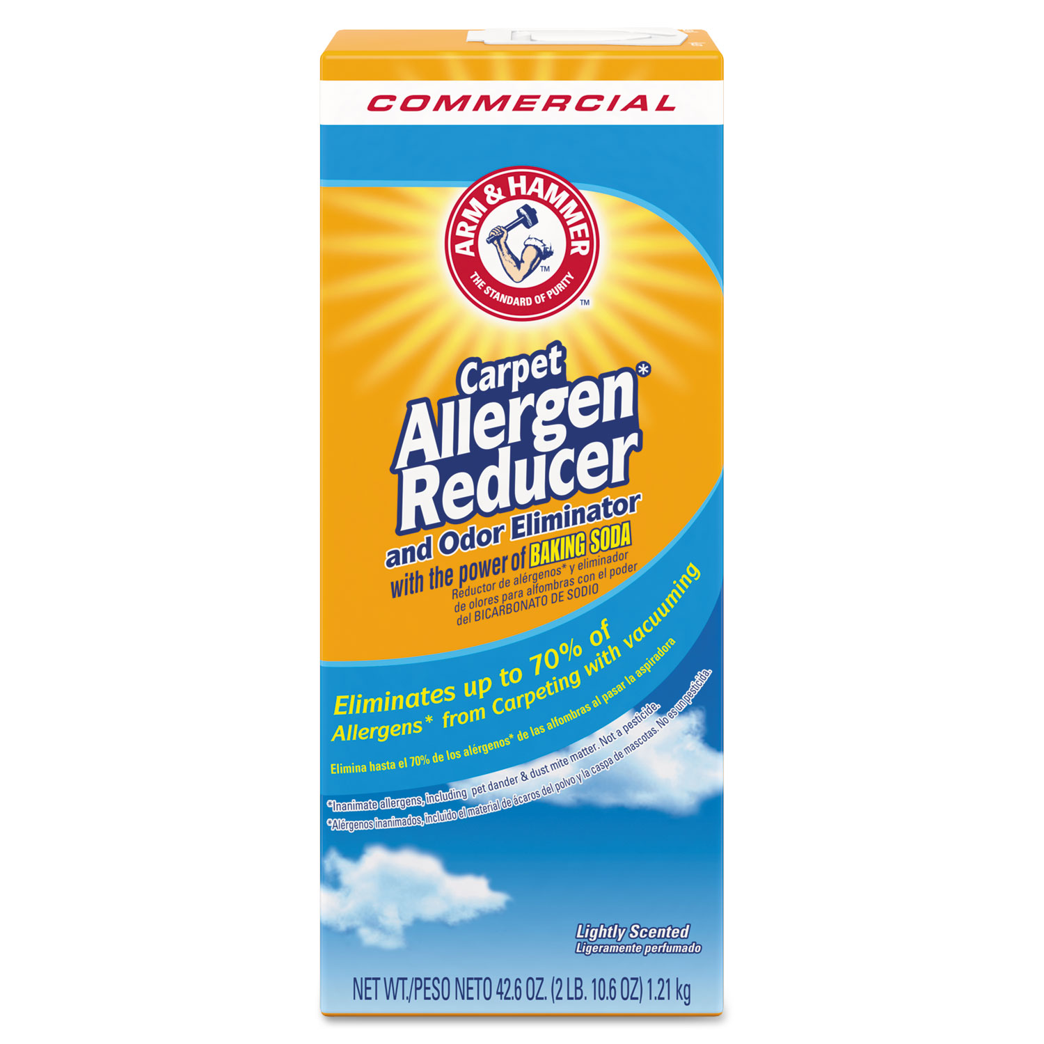  Arm & Hammer 33200-84113 Carpet and Room Allergen Reducer and Odor Eliminator, 42.6 oz Box (CDC3320084113CT) 