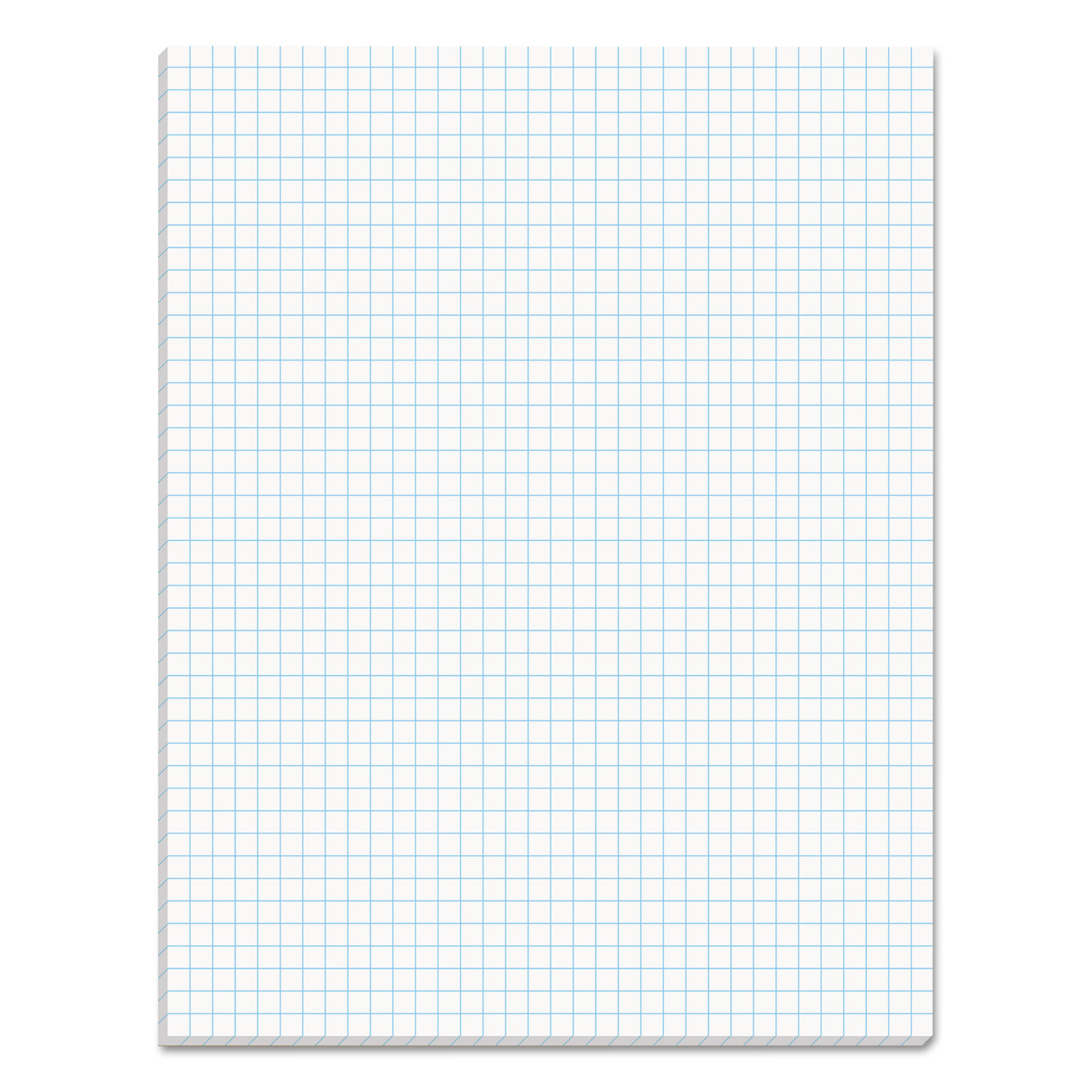  TOPS 33041 Quadrille Pads, 4 sq/in Quadrille Rule, 8.5 x 11, White, 50 Sheets (TOP33041) 