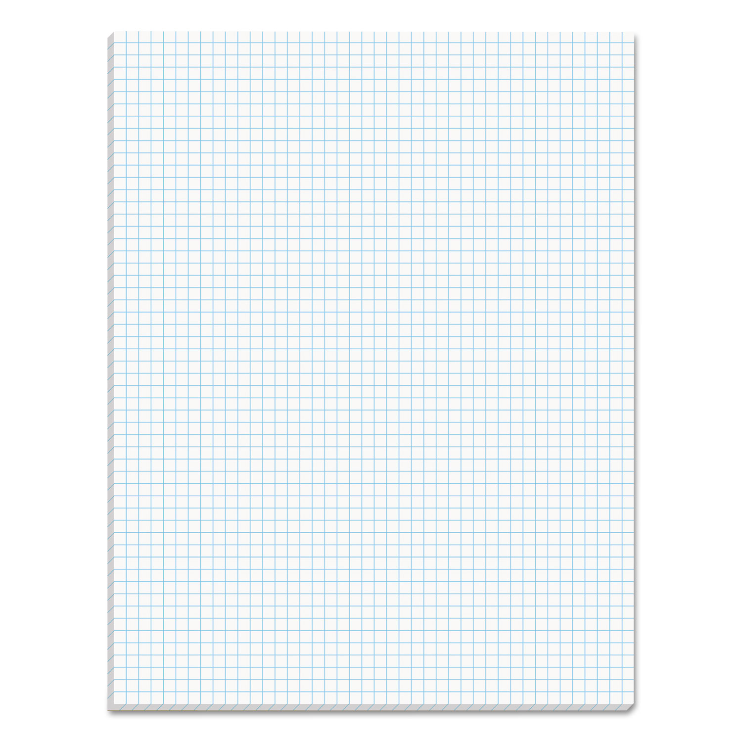  TOPS 33051 Quadrille Pads, 5 sq/in Quadrille Rule, 8.5 x 11, White, 50 Sheets (TOP33051) 