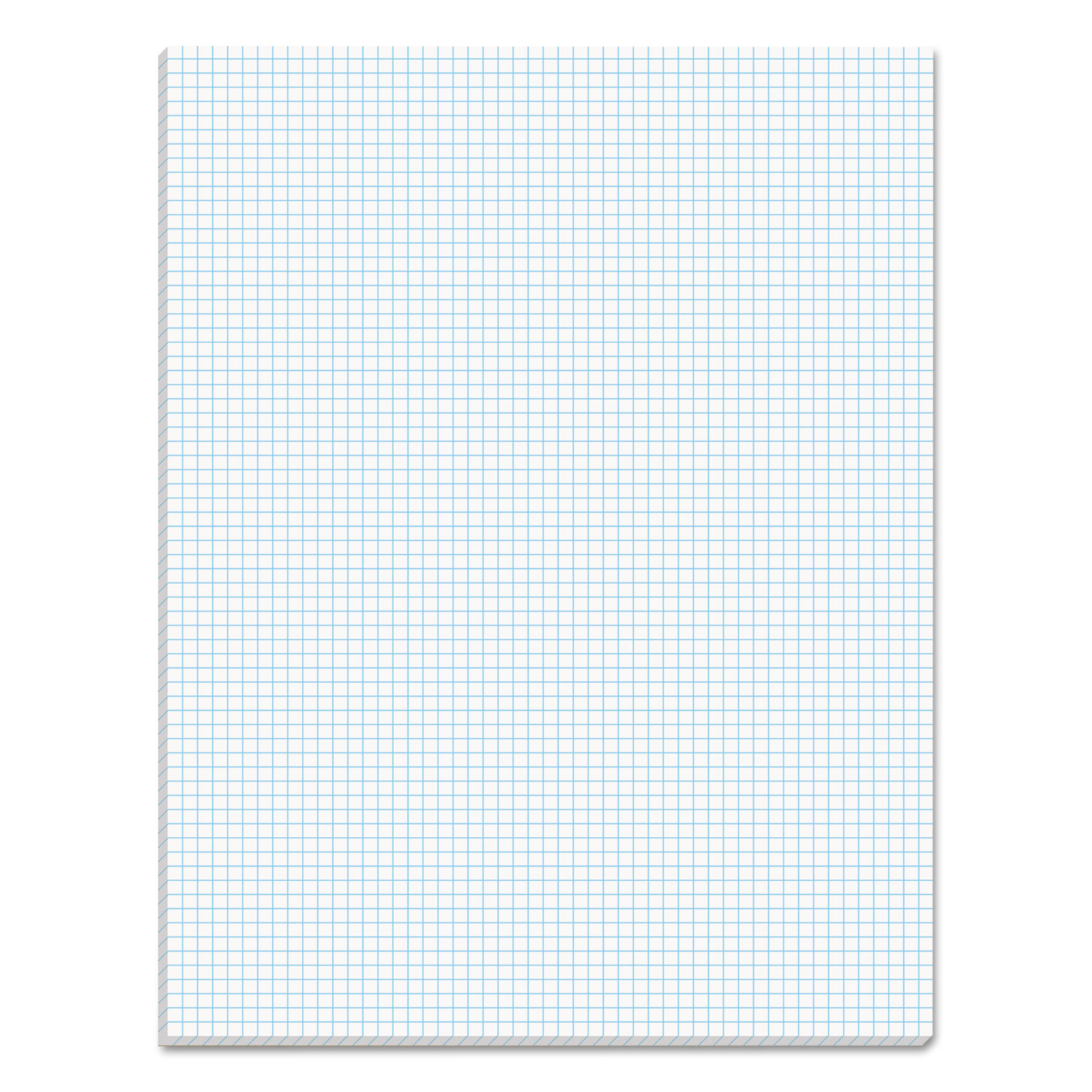  TOPS 33061 Quadrille Pads, 6 sq/in Quadrille Rule, 8.5 x 11, White, 50 Sheets (TOP33061) 
