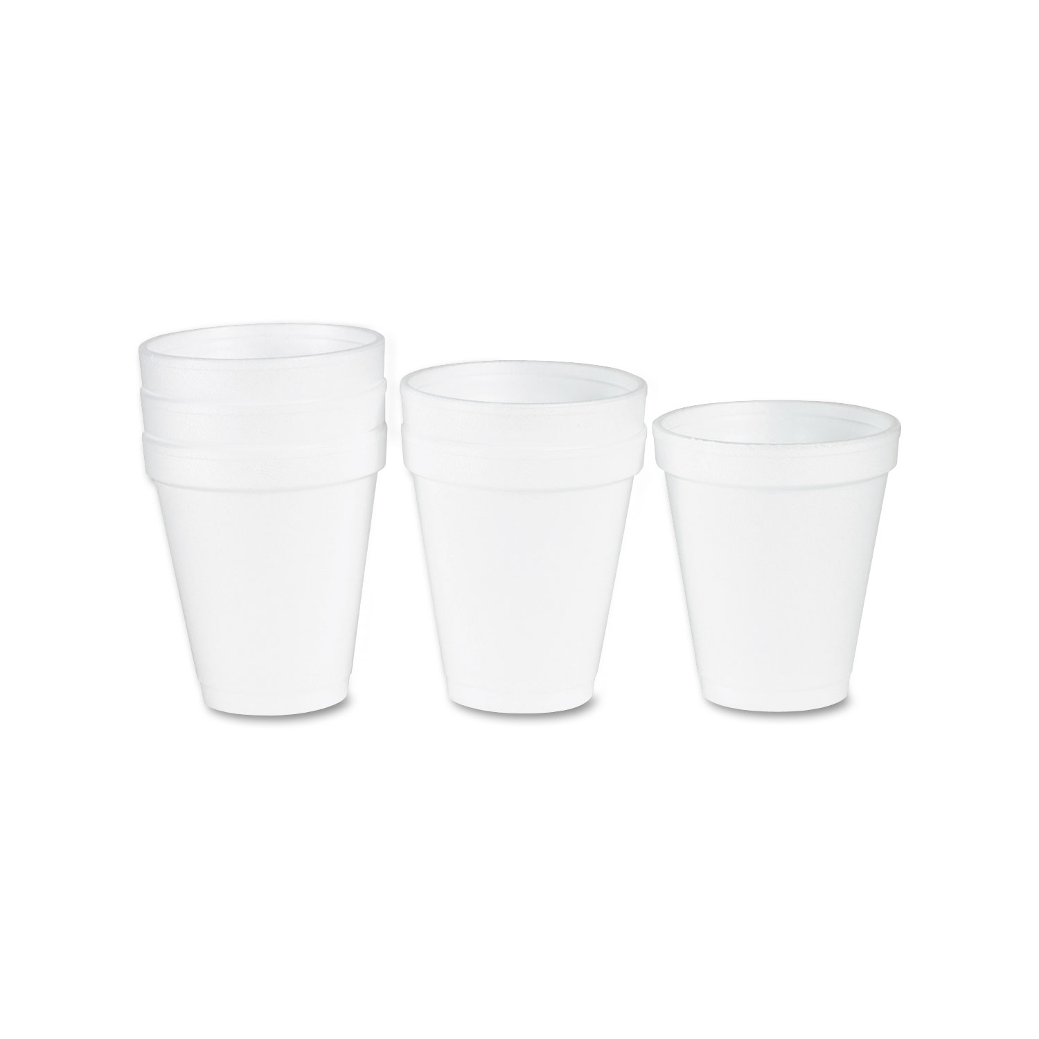 1,000 Cups DCC6J6 6-oz. White Dart Insulated Foam Drink Cups 