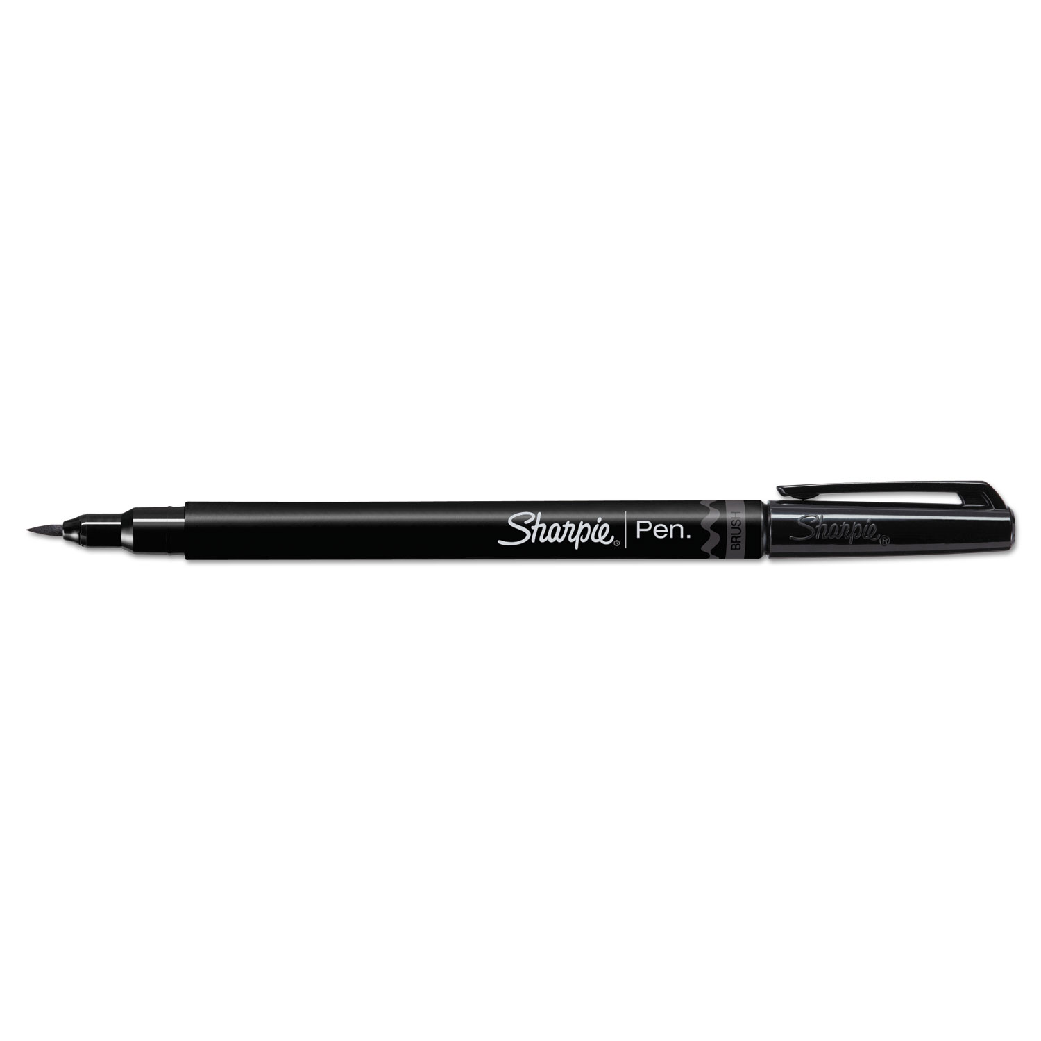  Sharpie 2011280 Brush Tip Pens, Fine, Black, Dozen (SAN2011280) 
