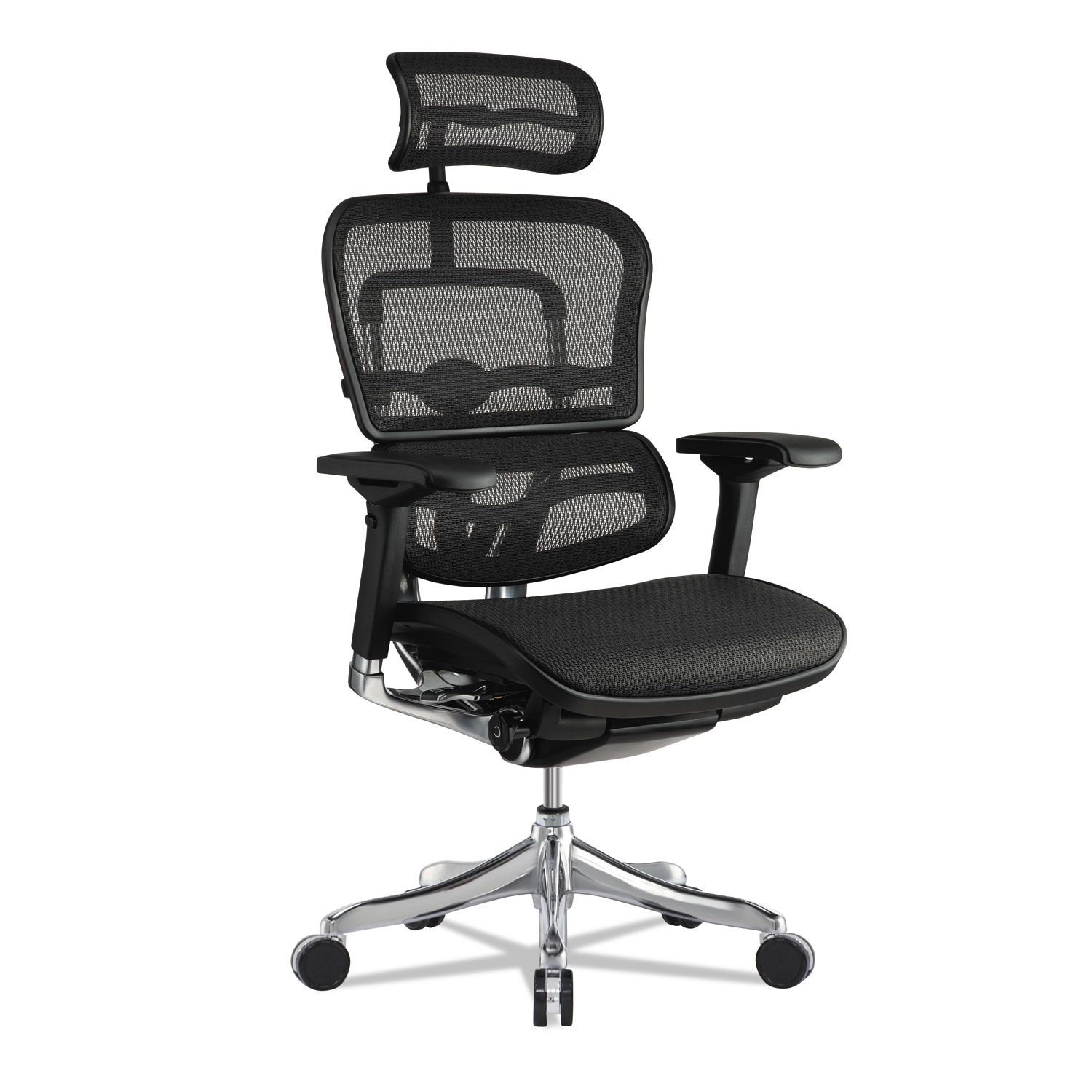  Eurotech ME22ERGLTN15 Ergohuman Elite High-Back Chair, , Black Seat/Black Back, Black Base (EUTME22ERGLTN15) 