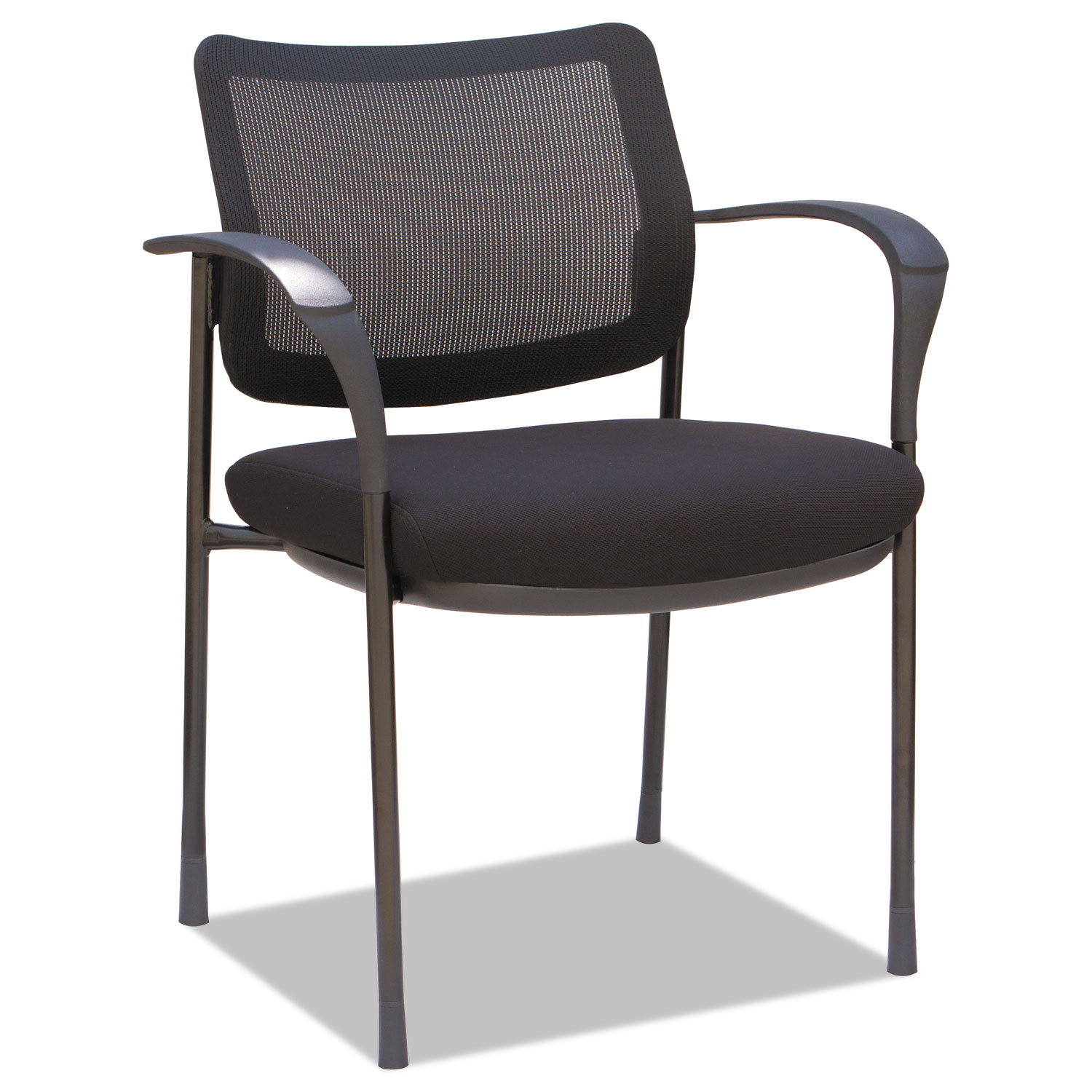 Alera ALEIV4314A Alera IV Series Guest Chairs, 25.19'' x 23.62'' x 32.28'', Black Seat/Black Back, Black Base, 2/Carton (ALEIV4314A) 