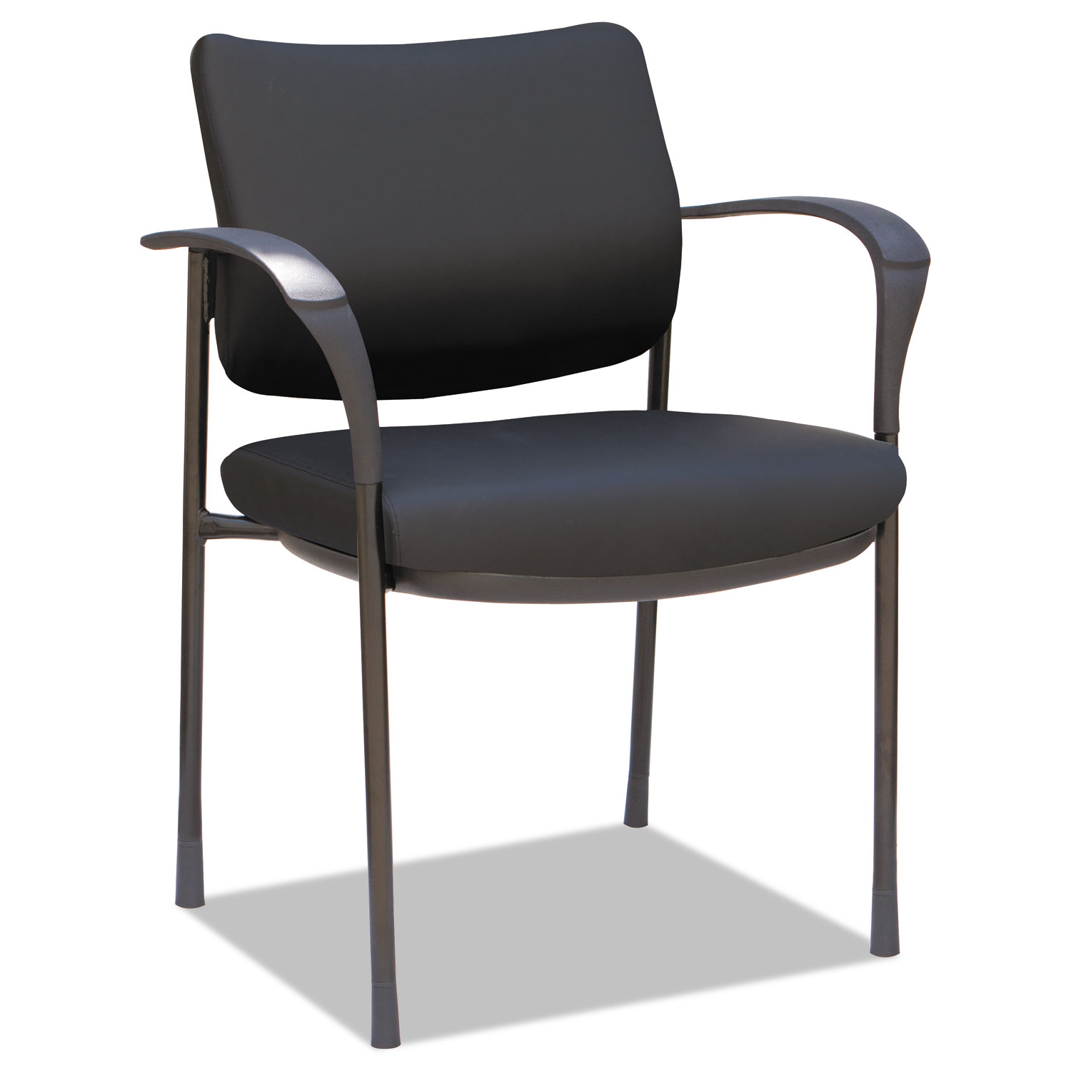  Alera ALEIV4319A Alera IV Series Guest Chairs, 24.80'' x 22.83'' x 32.28'', Black Seat/Black Back, Black Base, 2/Carton (ALEIV4319A) 