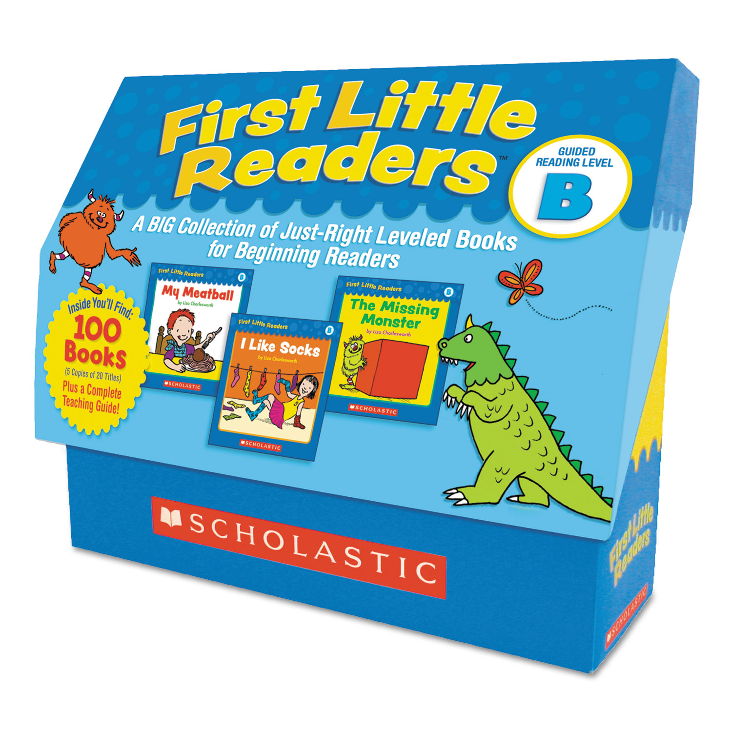  Scholastic 9780545223027 First Little Readers, Reading, Grades Pre K-2, 8 Pages/Book, 20 Books, Level B (SHS522302) 