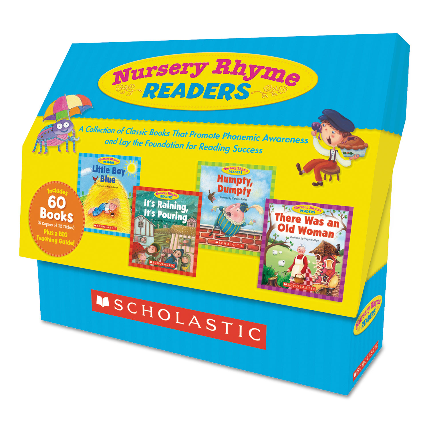 Scholastic 9780545250207 Nursery Rhyme Readers, Phonics; Reading, Grades Pre K-1, 8 Pages/Book (SHS525020) 
