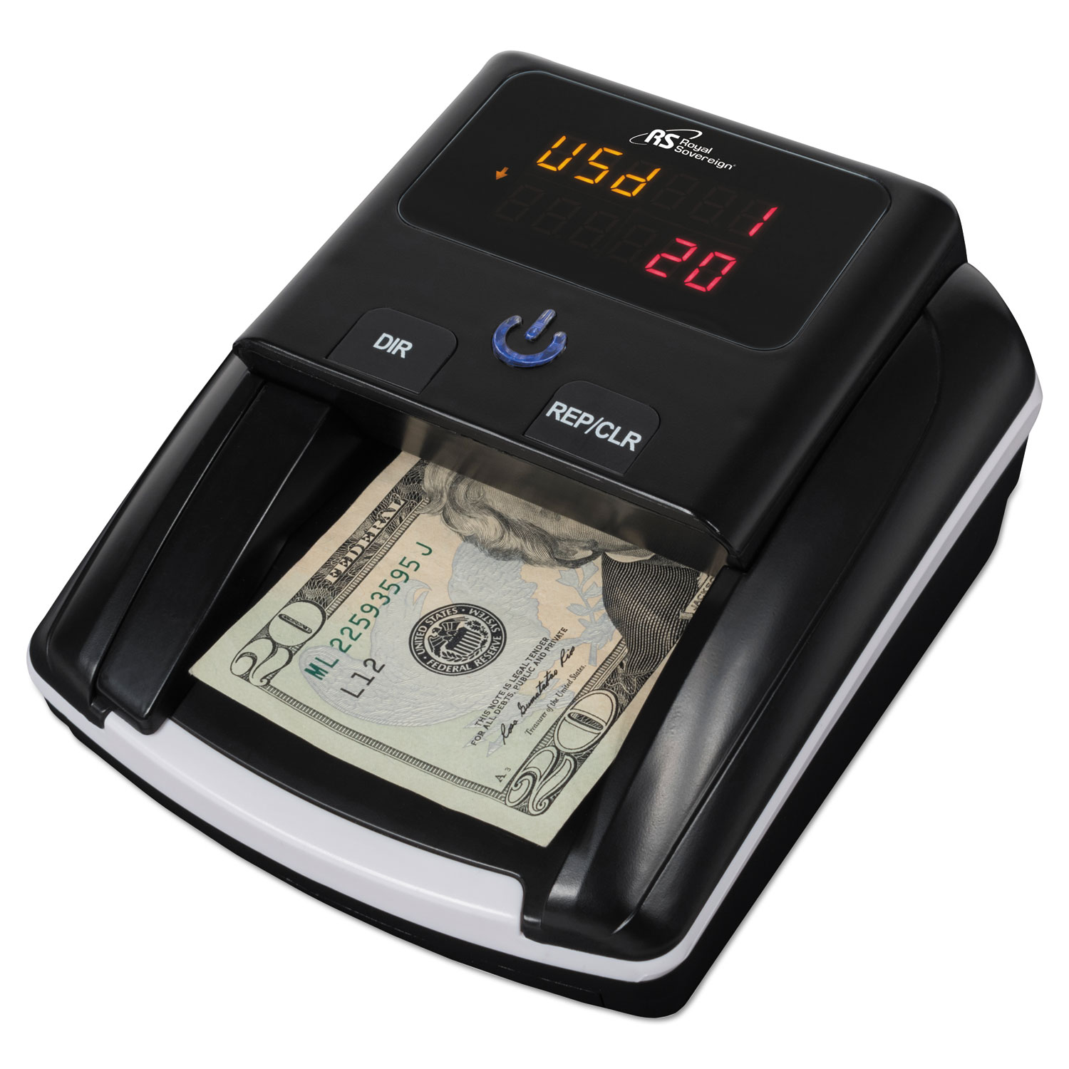  Royal Sovereign RCD-3120 Quick Scan Counterfeit Detector and Bill Counter Liquid;MICR, US Currency, Black (RSIRCD3120) 