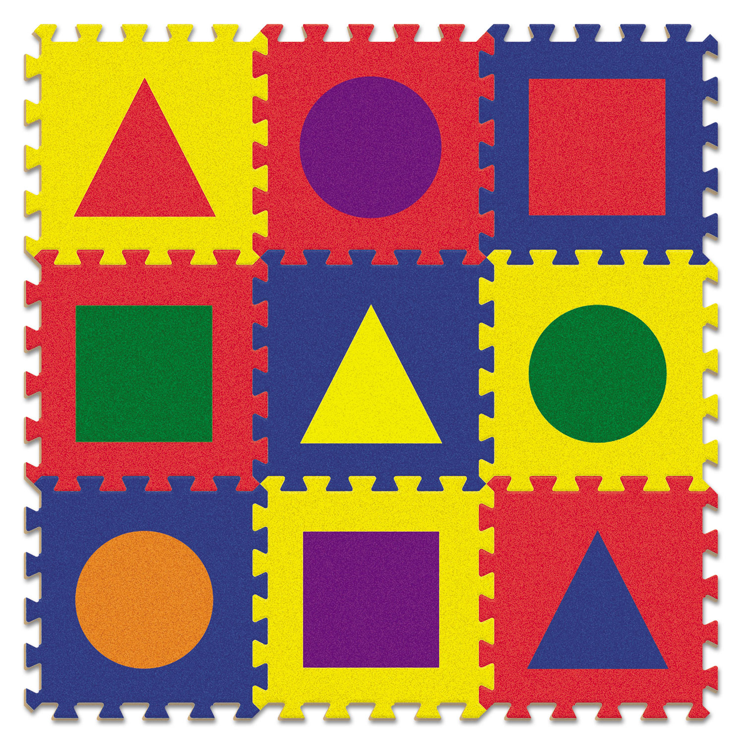  Creativity Street AC4354 WonderFoam Early Learning, Shape Tiles, Ages 2 and Up (CKC4354) 