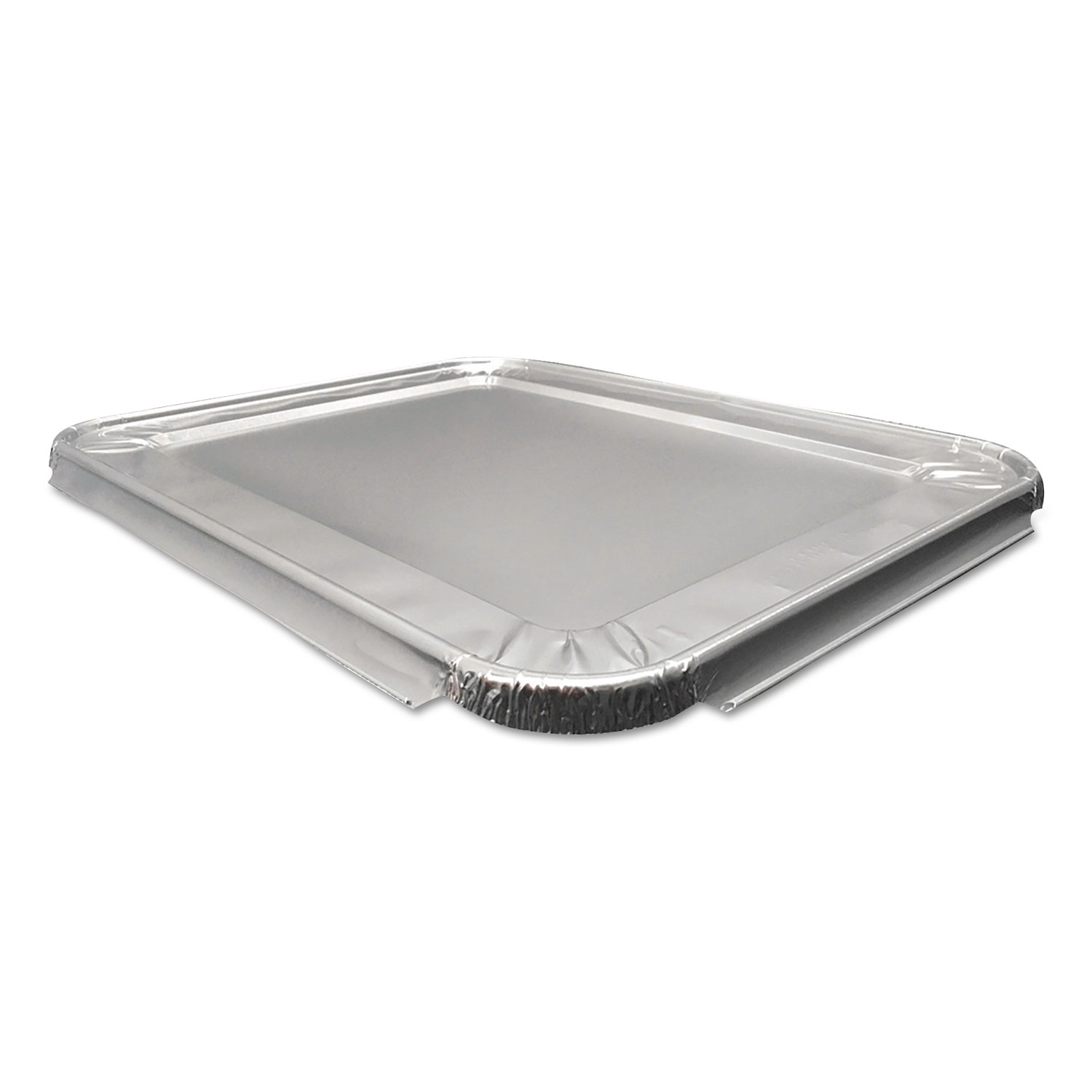  Durable Packaging 8200-100 Aluminum Steam Table Lids for Heavy-Duty Half Size Pan, 100 /Carton (DPK8200100) 