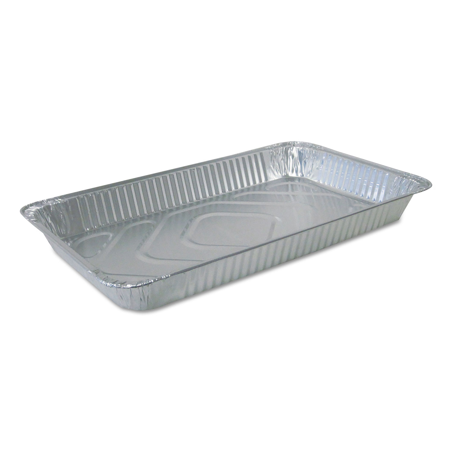  Durable Packaging FS780070 Aluminum Steam Table Pans, Full Size, Medium, 50/Carton (DPKFS780070) 
