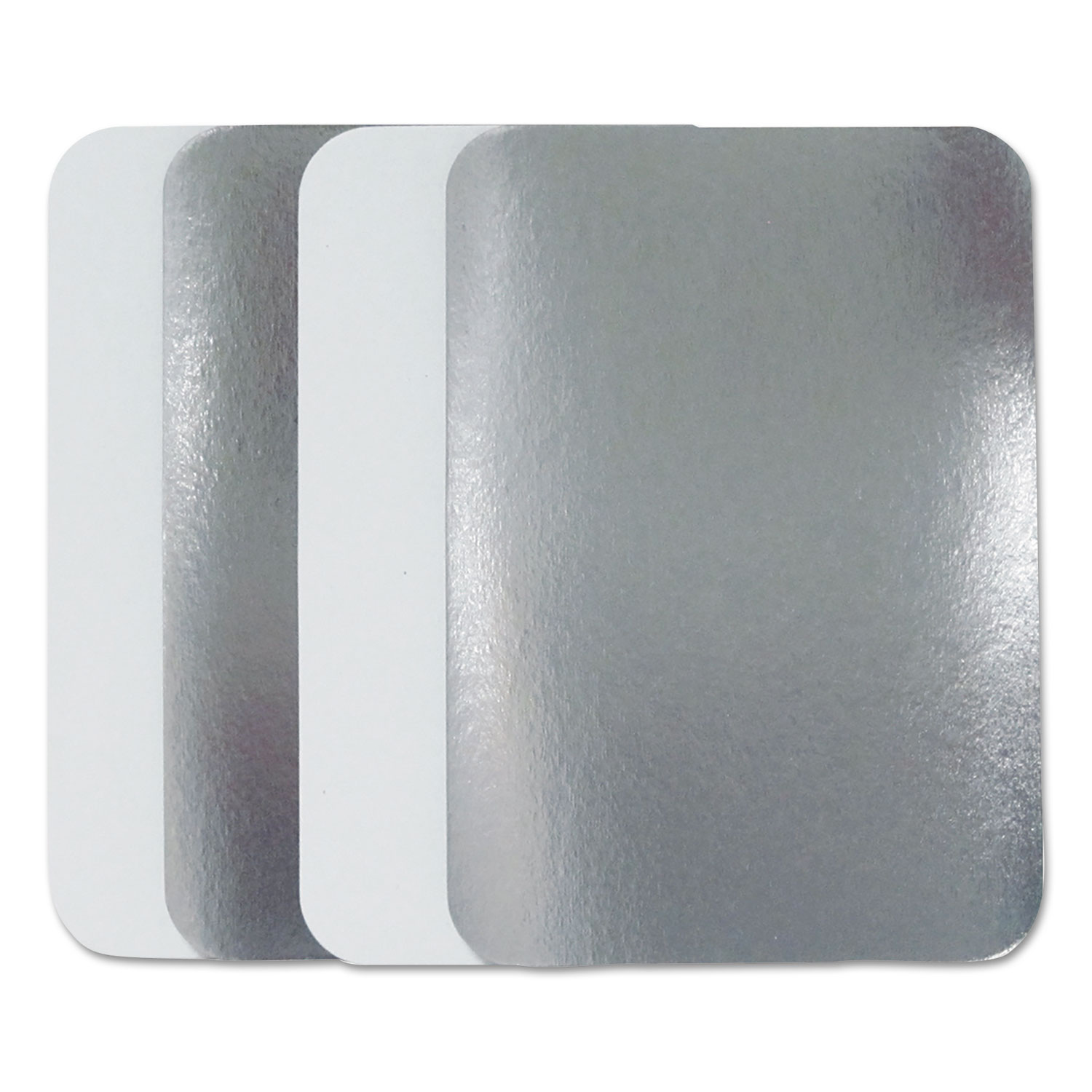 Interfolded Aluminum Foil Sheets, 12 x 10.75, Silver, 500/Box, 6  Boxes/Carton - Zerbee