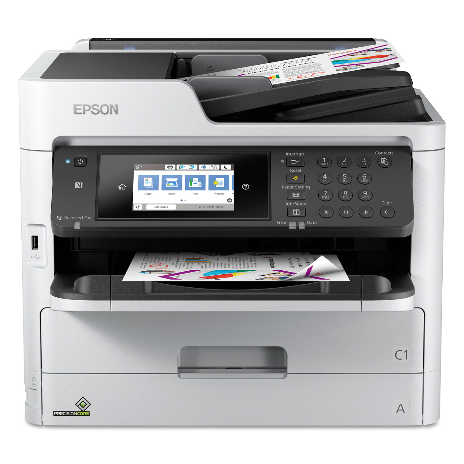 Epson C11CG02201 WorkForce Pro WF-C5790, Copy/Fax/Print/Scan (EPSC11CG02201) 