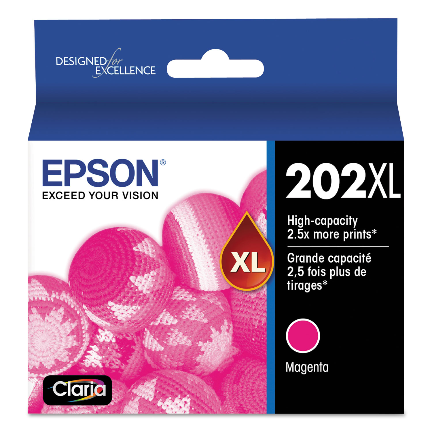  Epson T202XL320-S T202XL320S (202XL) Claria High-Yield Ink, 470 Page-Yield, Magenta (EPST202XL320S) 