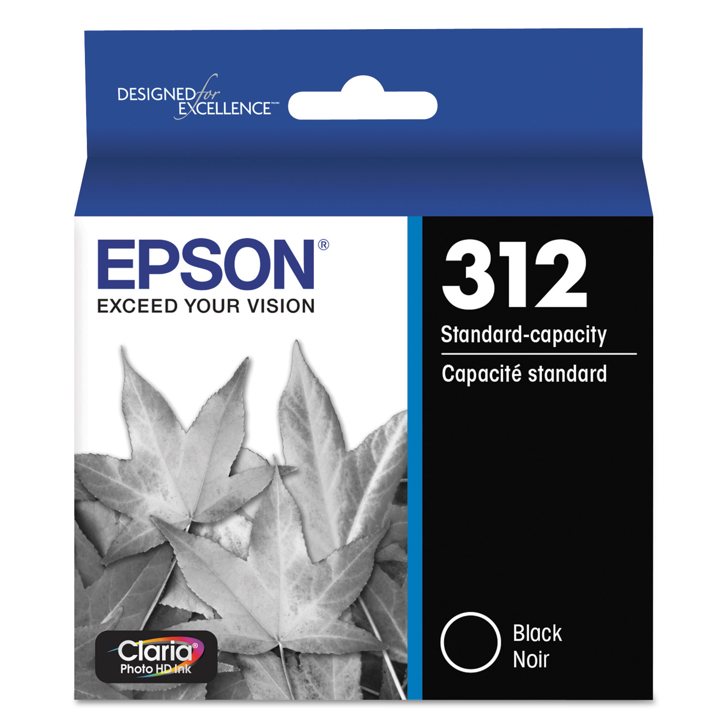  Epson T312120-S T312120S (312XL) Claria Ink, 240 Page-Yield, Black (EPST312120S) 