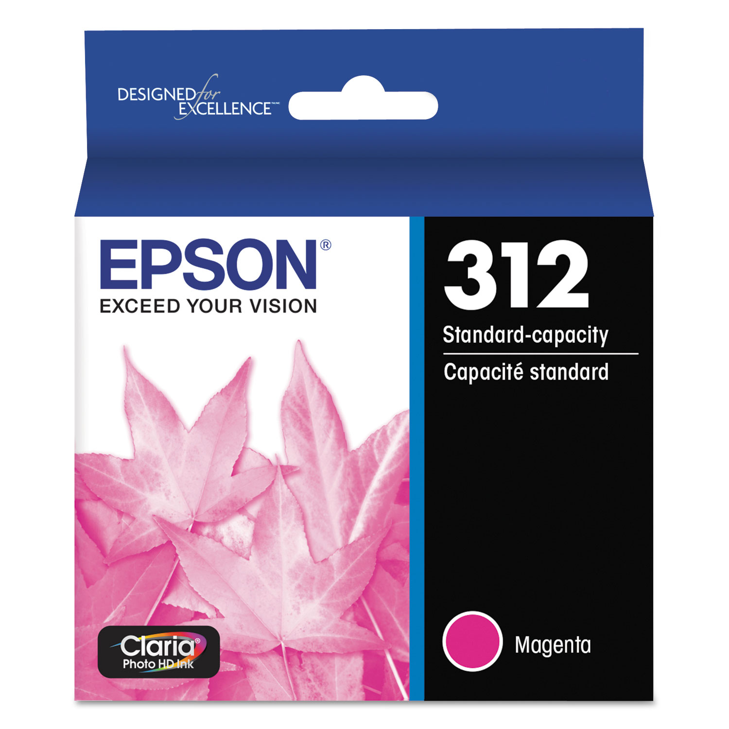  Epson T312320-S T312320S (312XL) Claria Ink, 360 Page-Yield, Magenta (EPST312320S) 