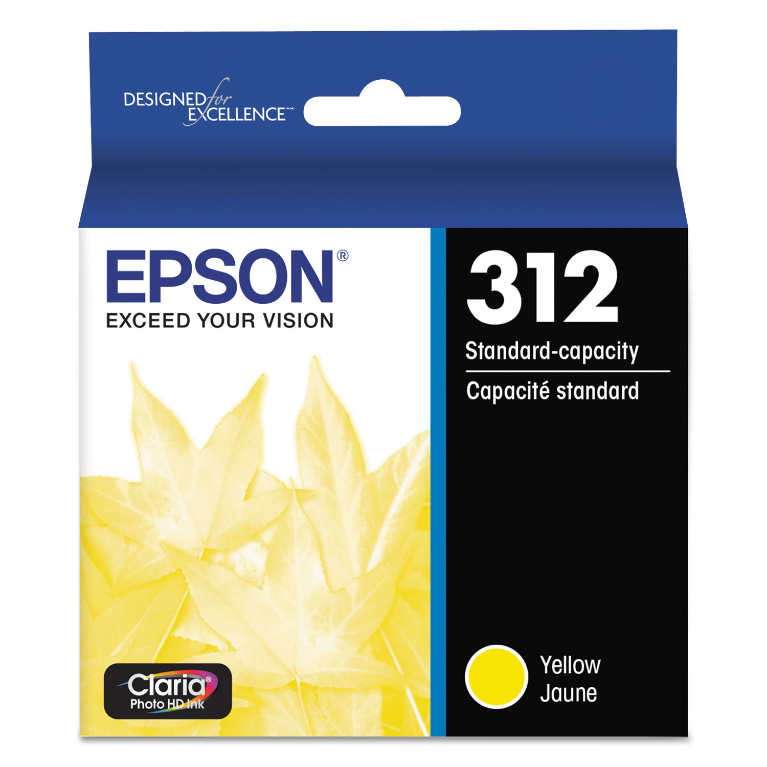  Epson T312420-S T312420S (312XL) Claria Ink, 360 Page-Yield, Yellow (EPST312420S) 