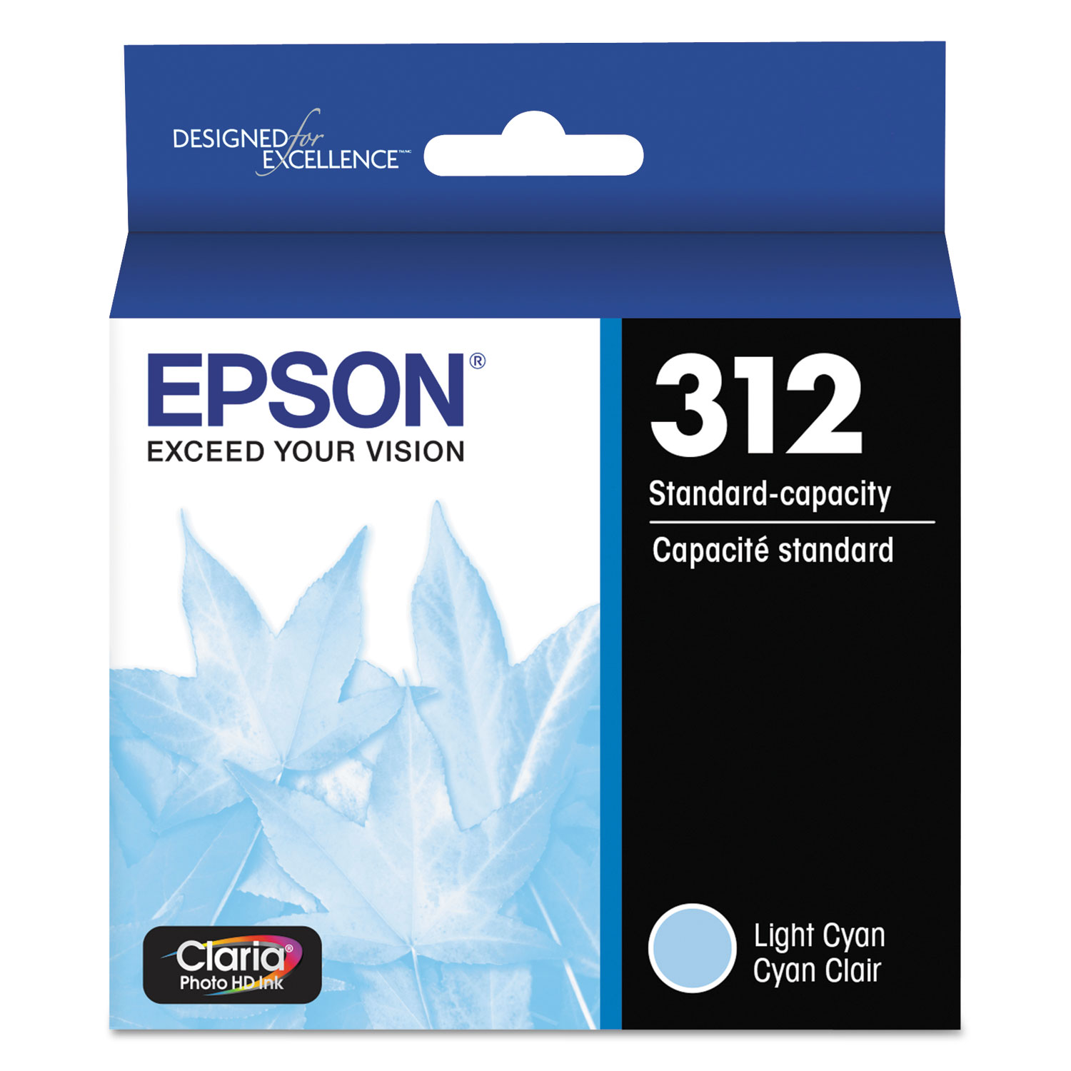 Epson T312520-S T312520S (312XL) Claria Ink, 360 Page-Yield, Cyan (EPST312520S) 