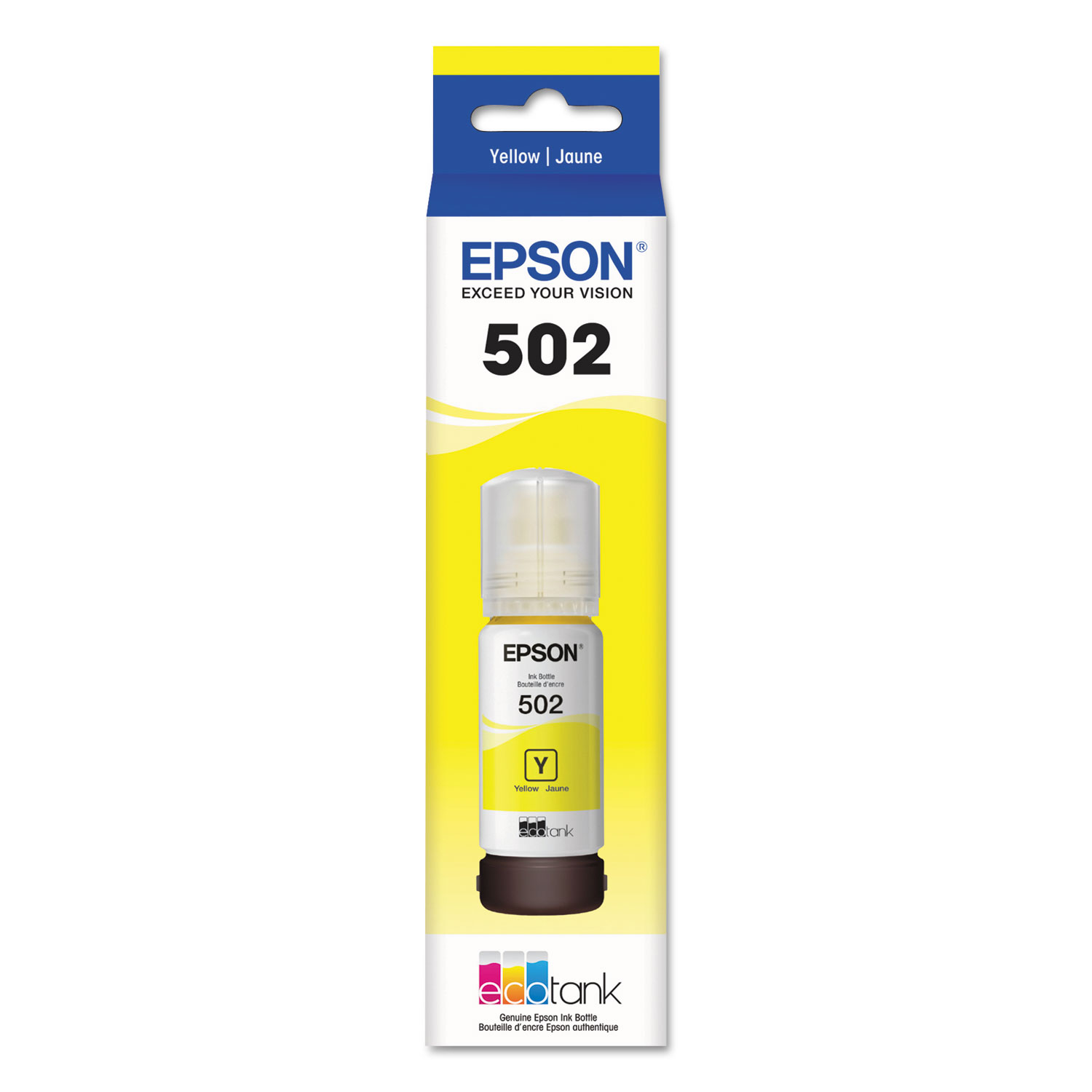 Epson T502420-S T502420S (502) Ink, 6000 Page-Yield, Yellow (EPST502420S) 
