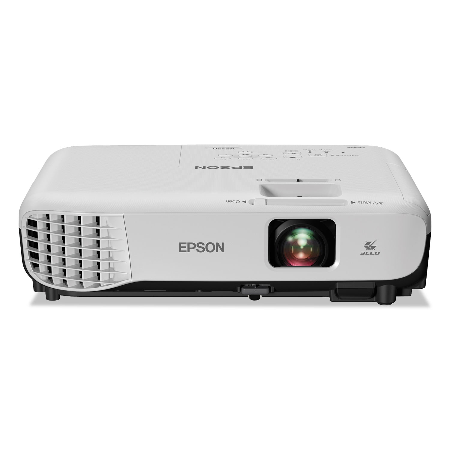  Epson V11H838220 VS250 SVGA 3LCD Projector, 3,200 lm, 800 x 600 Pixels, 1.35x Zoom (EPSV11H838220) 