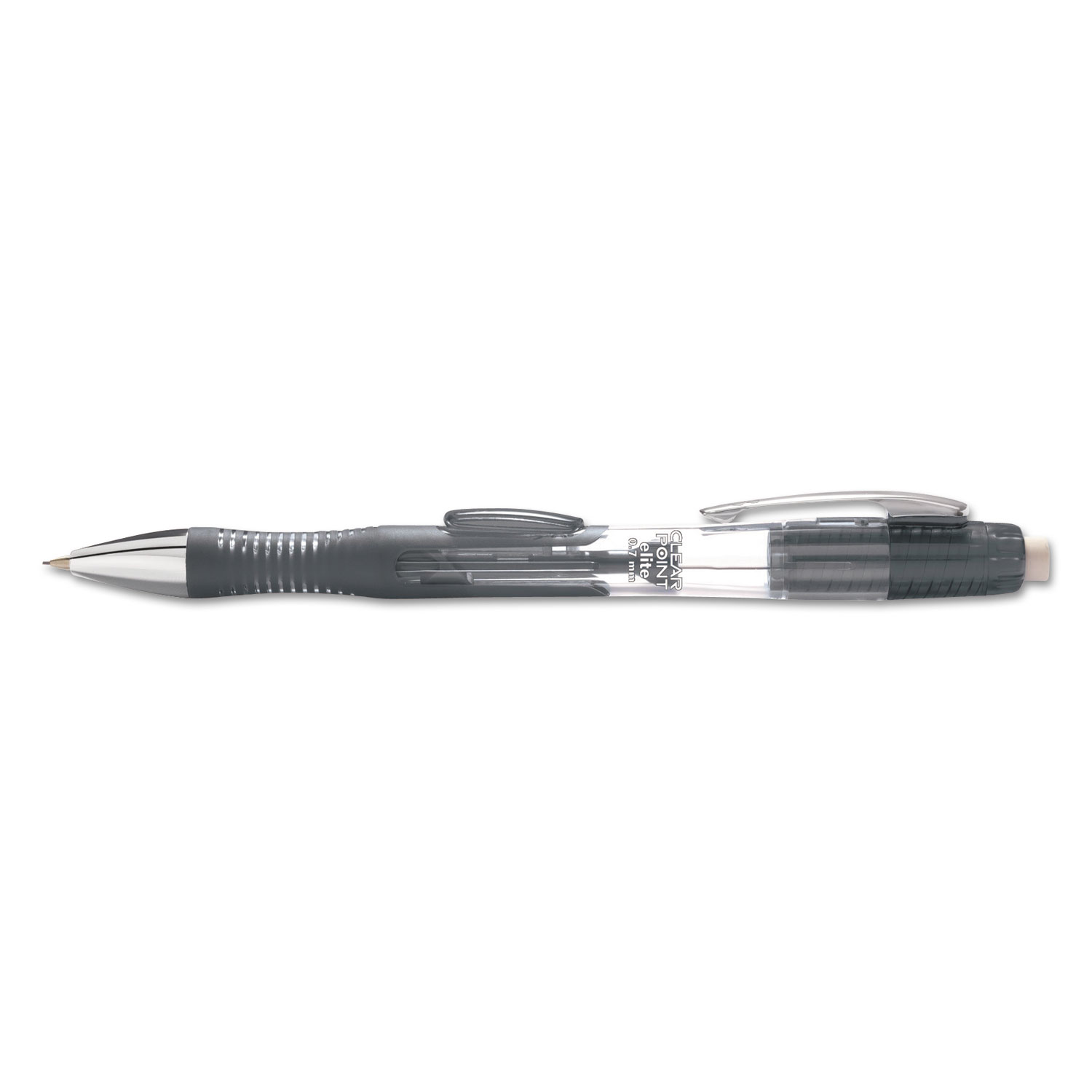 Clearpoint Elite Mechanical Pencils, HB, No. 2, 0.7 mm, Black Barrel, 2/Pack