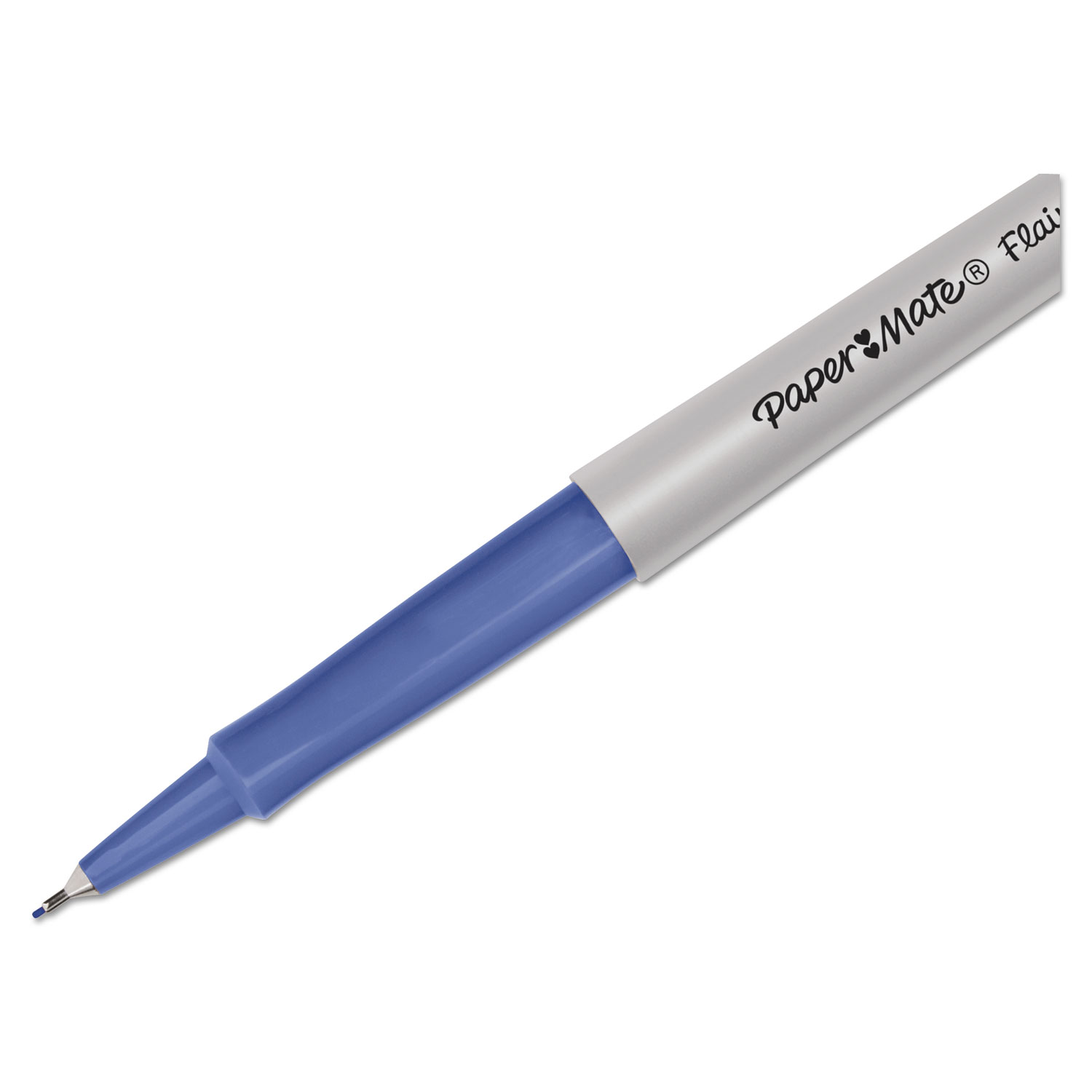 Flair Felt Tip Porous Point Pen, Stick, Extra-Fine 0.4 mm, Assorted Ink  Colors, Gray Barrel, 16/Pack - mastersupplyonline