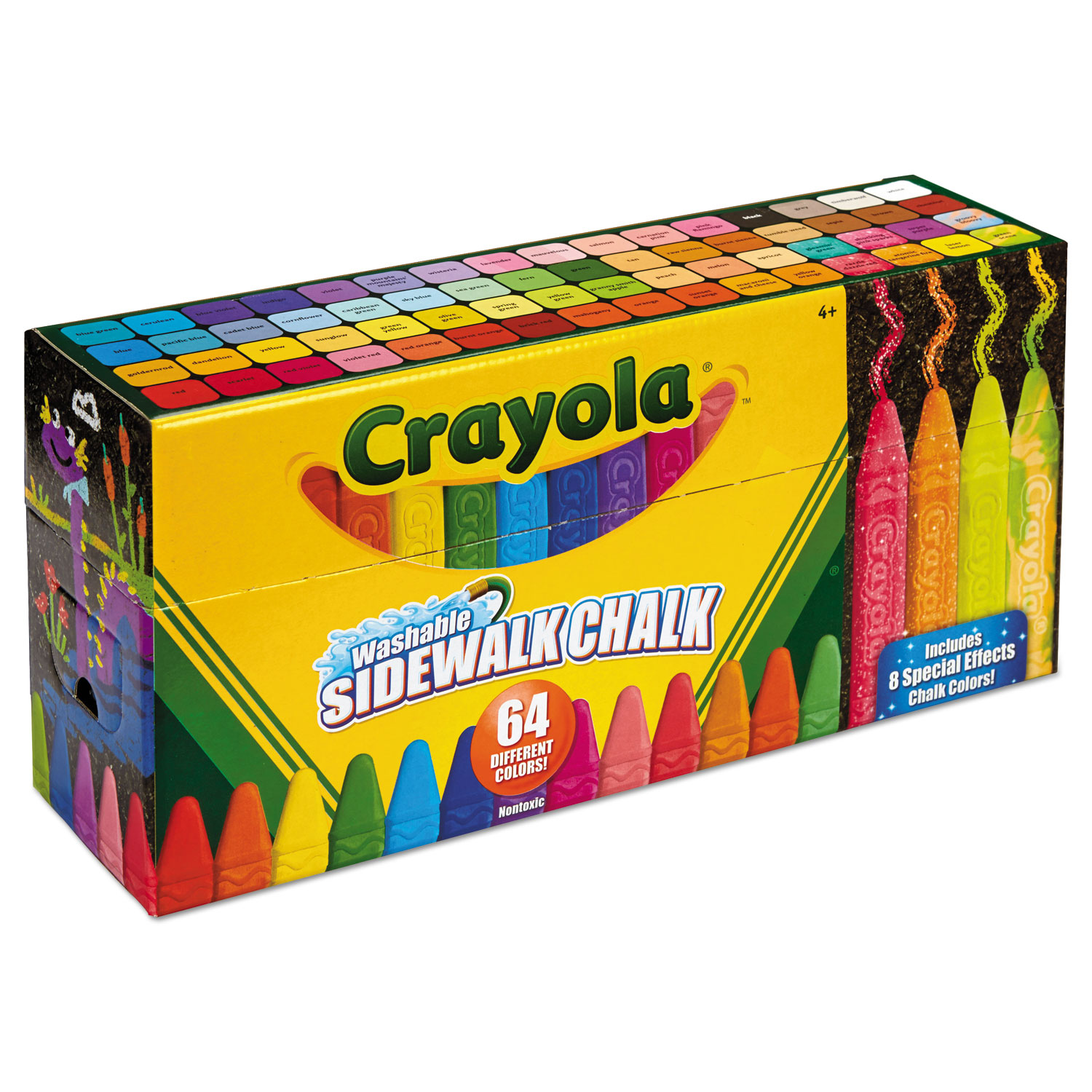 Colored Drawing Chalk, 3.19 x 0.38 Diameter, 12 Assorted Colors 12  Sticks/Set