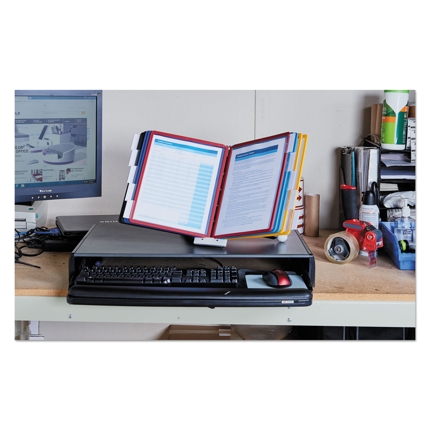 SHERPA Desk Reference System by Durable® DBL554200 ...