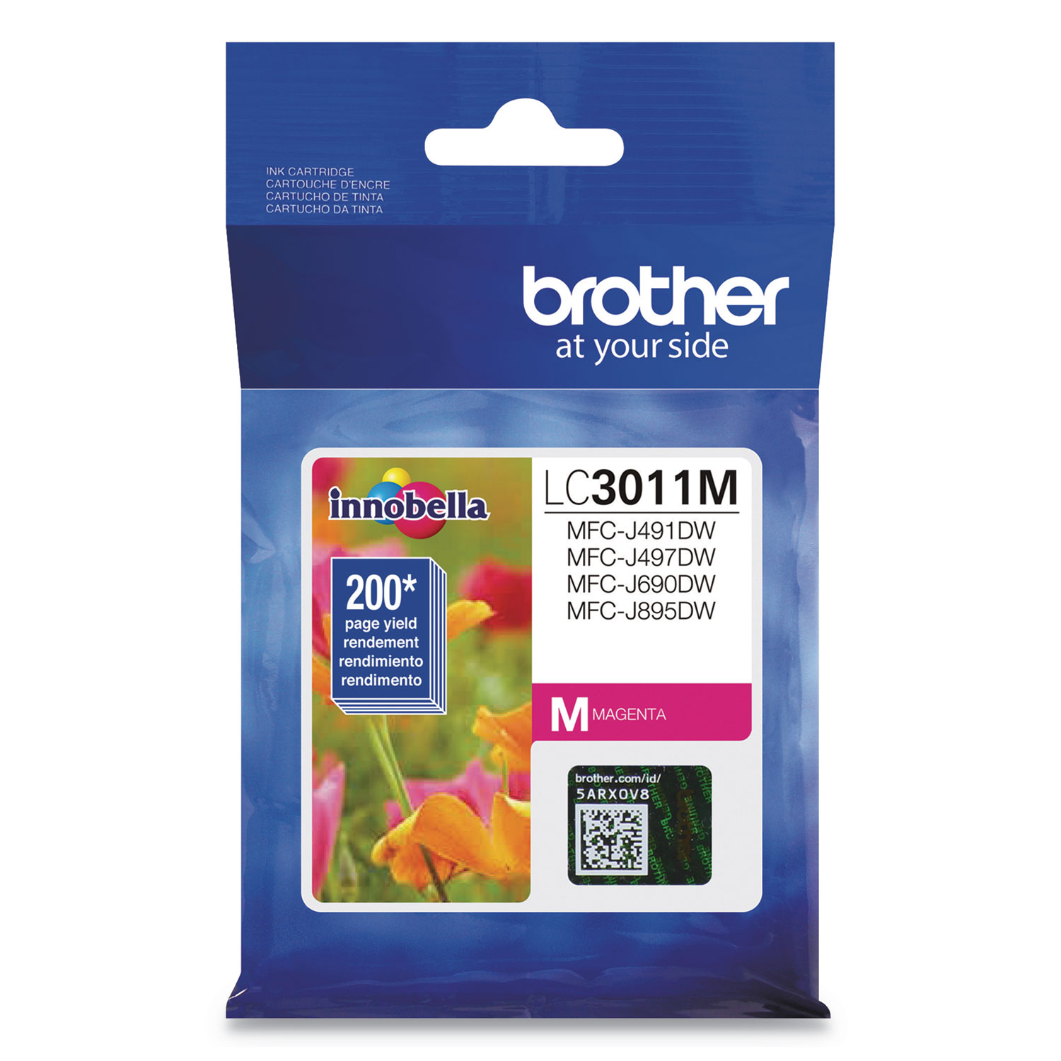  Brother LC3011M LC3011M Ink, 200 Page-Yield, Magenta (BRTLC3011M) 