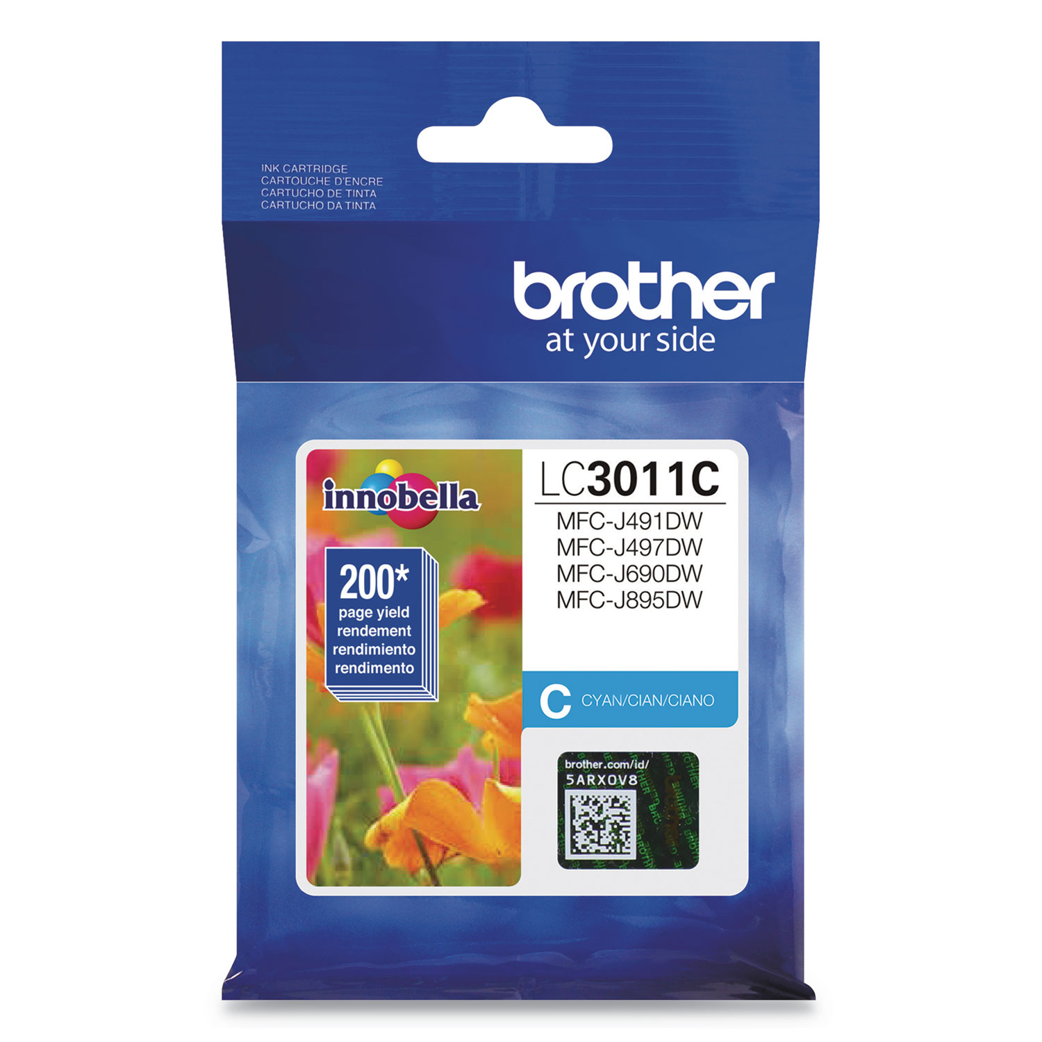  Brother LC3011C LC3011C Ink, 200 Page-Yield, Cyan (BRTLC3011C) 