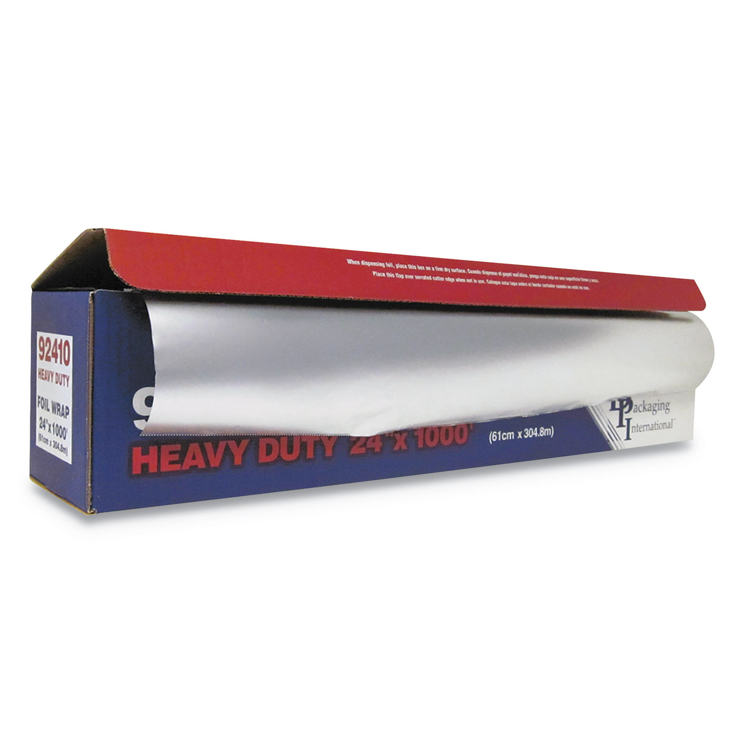  Durable Packaging 92410 Heavy-Duty Aluminum Foil Roll, 24 x 1,000 ft (DPK92410) 