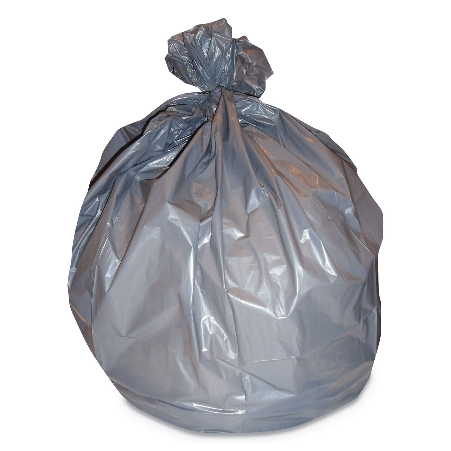Commercial trash bags 60 gallon 38x60 22 mic case of 150