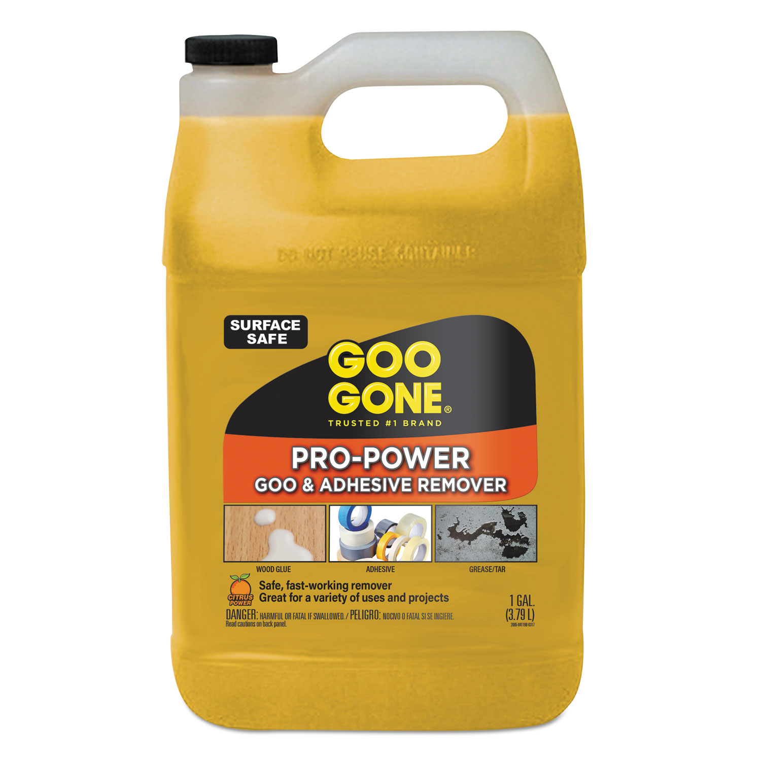  Goo Gone 2085 Pro-Power Cleaner, Citrus Scent, 1 gal Bottle (WMN2085) 