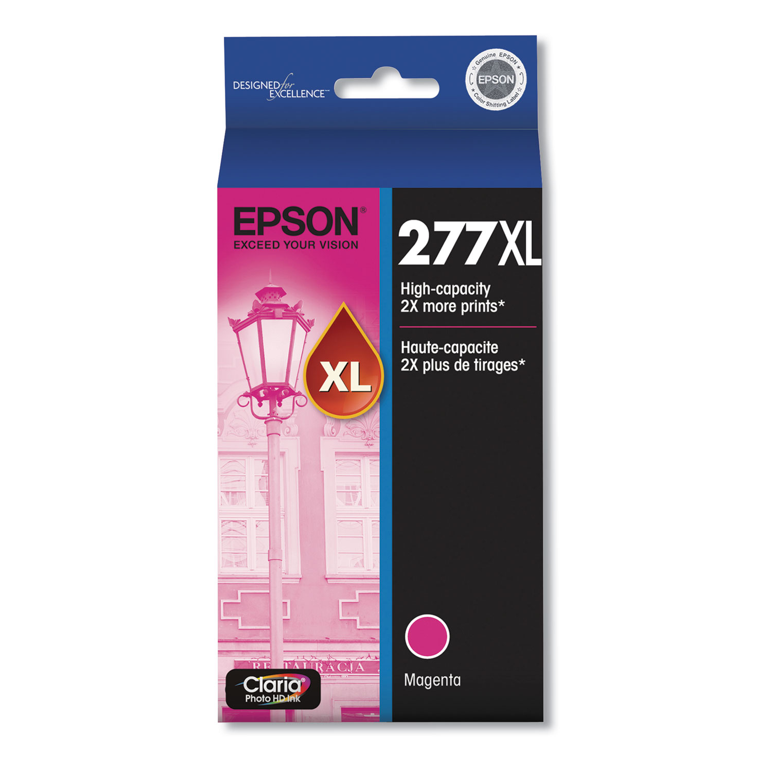  Epson T277XL320-S T277XL320S (277XL) Claria High-Yield Ink, 740 Page-Yield, Magenta (EPST277XL320S) 