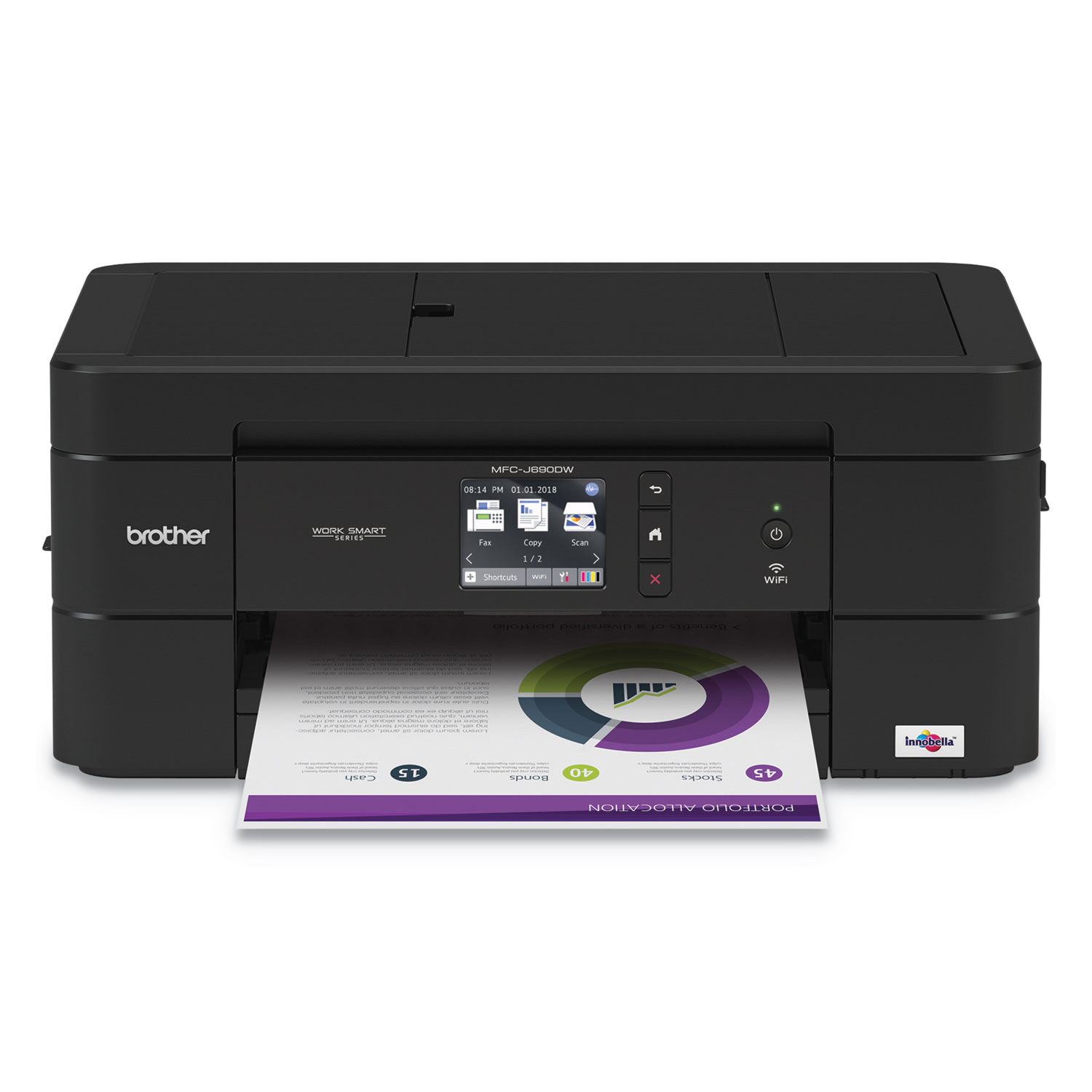 MFC-J690DW Wireless Color Inkjet All-in-One Printer, Copy/Fax/Print/Scan