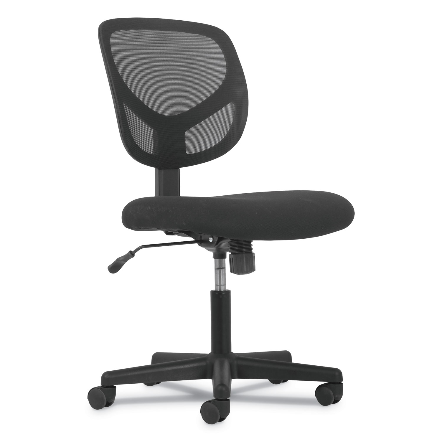  Sadie HVST101 1-Oh-One Mid-Back Task Chairs, Supports up to 250 lbs., Black Seat/Black Back, Black Base (BSXVST101) 