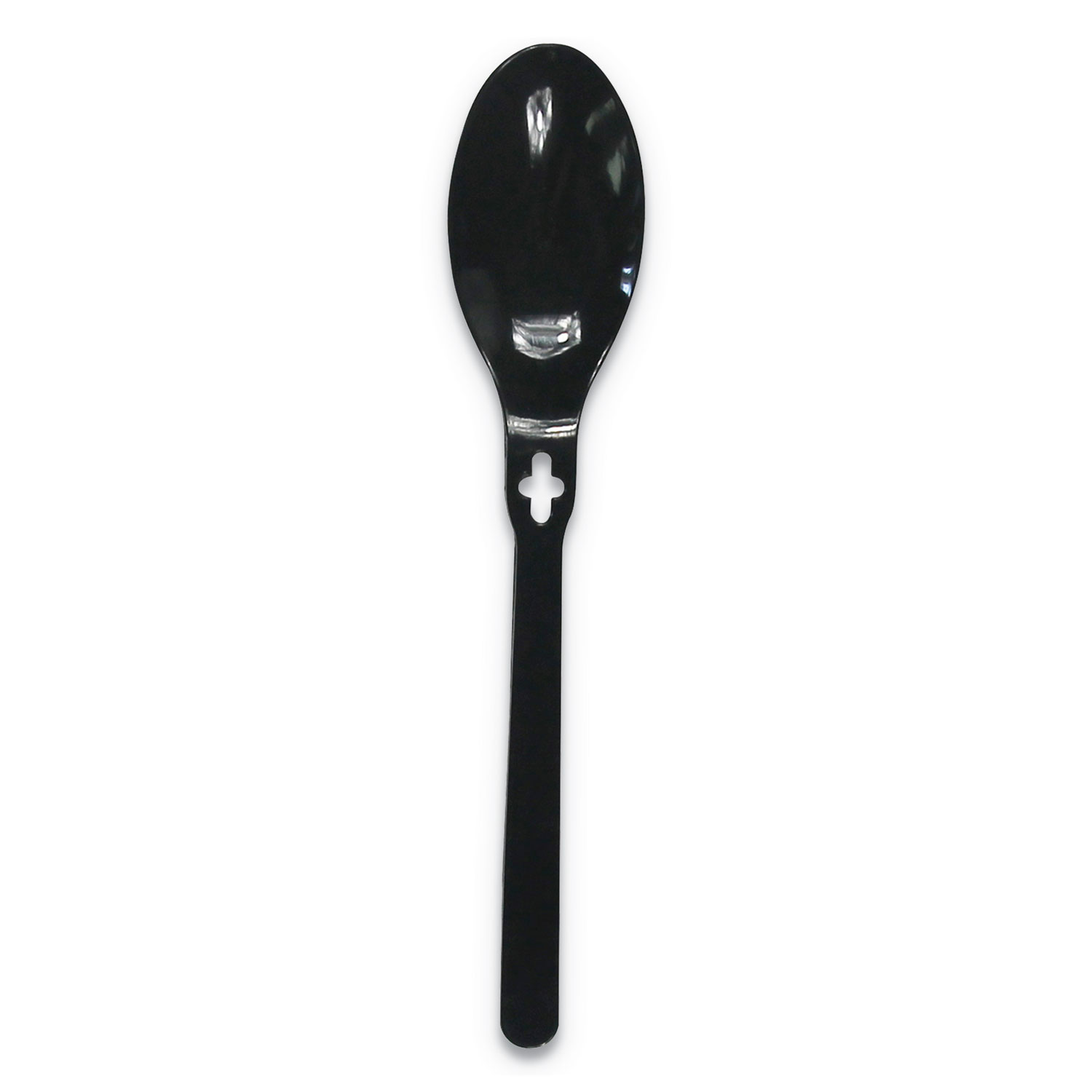  WeGo 54101100 Spoon WeGo Polystyrene, Spoon, Black, 1000/Carton (WEG54101100) 