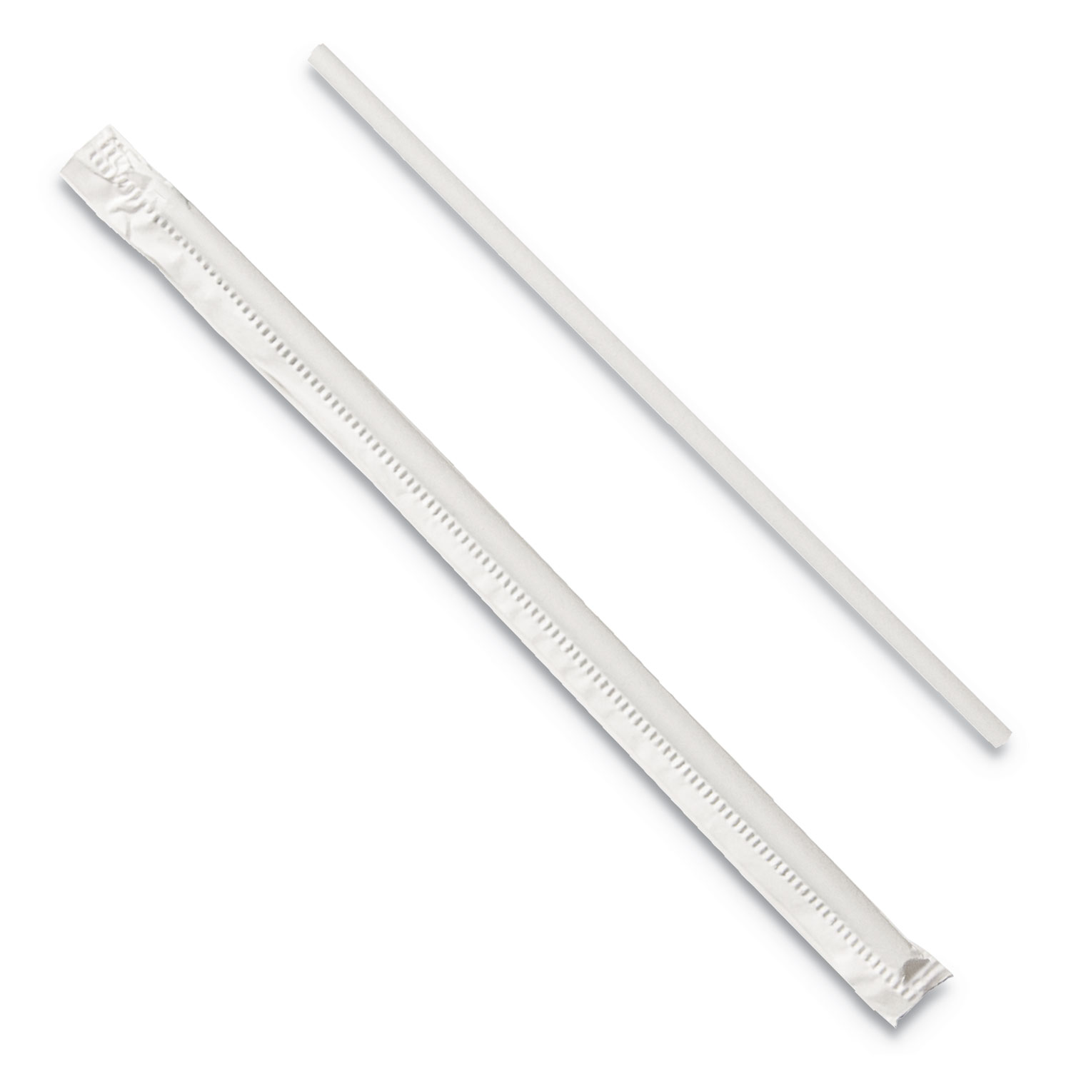  SOLO Cup Company 811WMX-2050 Polypropylene Plastic Straws, 5 3/4, White, 24/Carton (SCC811WMX) 