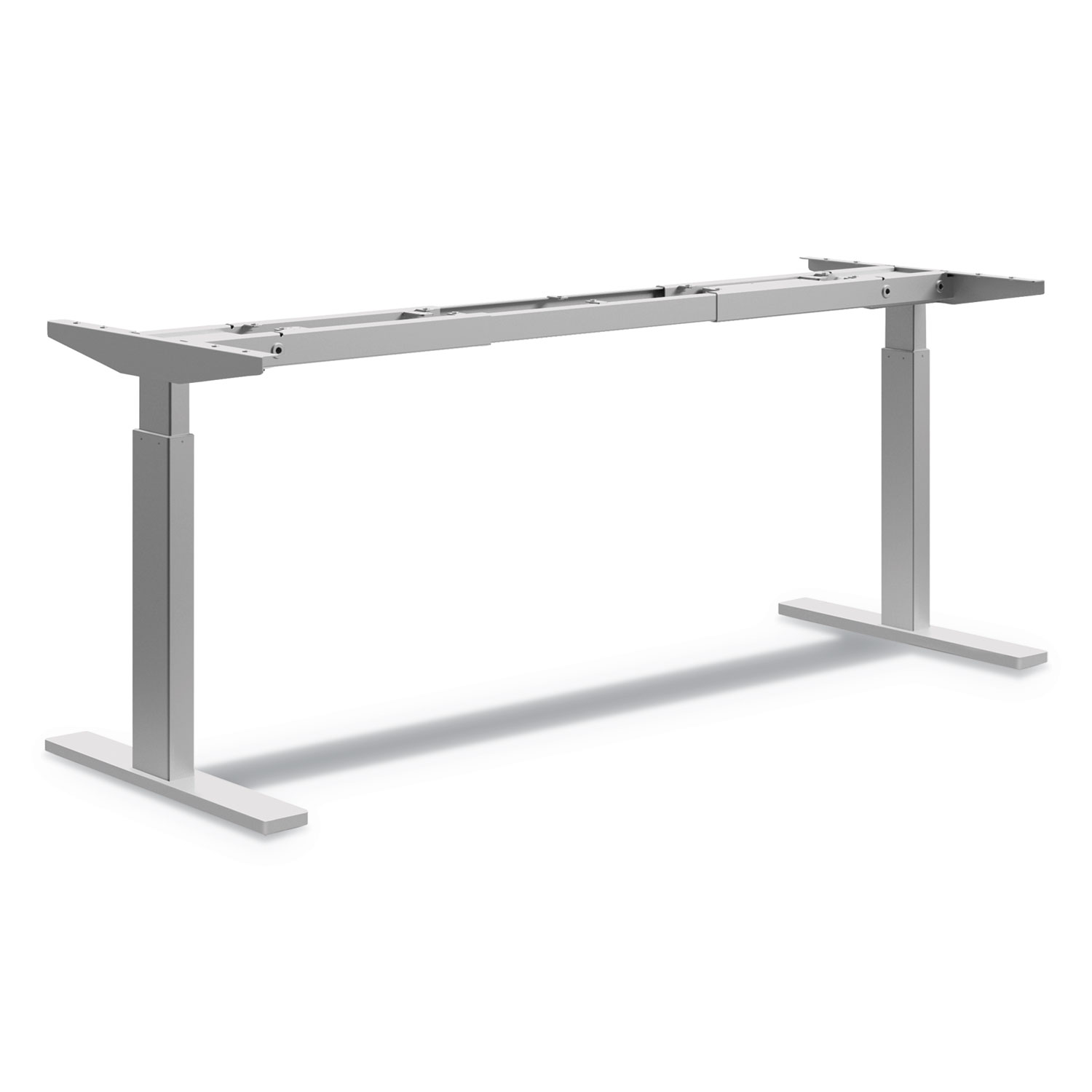  HON HHAB2S2L.P8L Coordinate Height-Adjustable Base, 72 h x 24 d x 25.5 to 45.25 h, Nickel (HONHAB2S2LP8L) 
