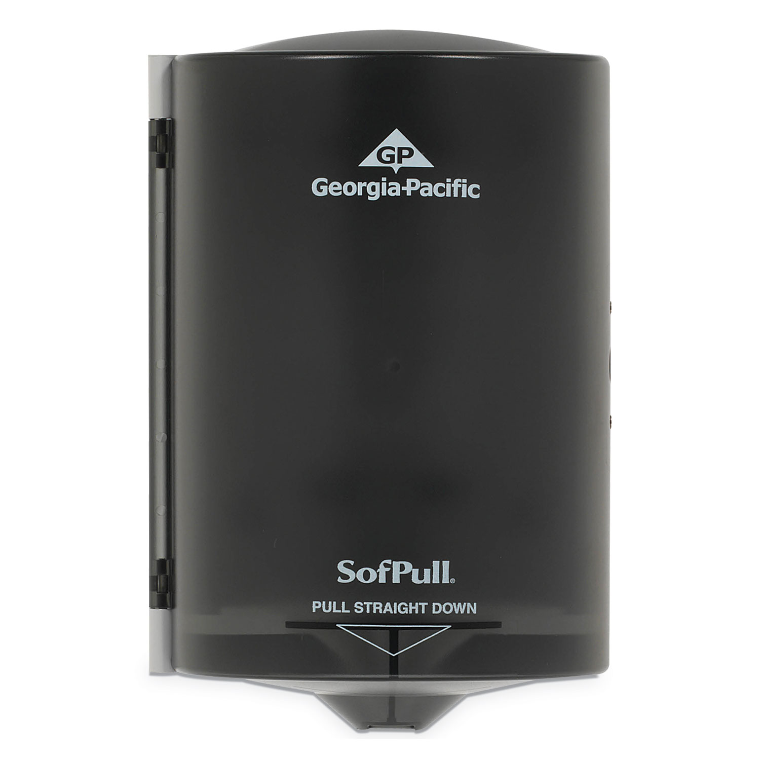  Georgia Pacific Professional 58008 Junior C-Pull Towel Dispenser, 7 1/10w x 6 11/16 x 10 3/4, Translucent Smoke (GPC58008) 