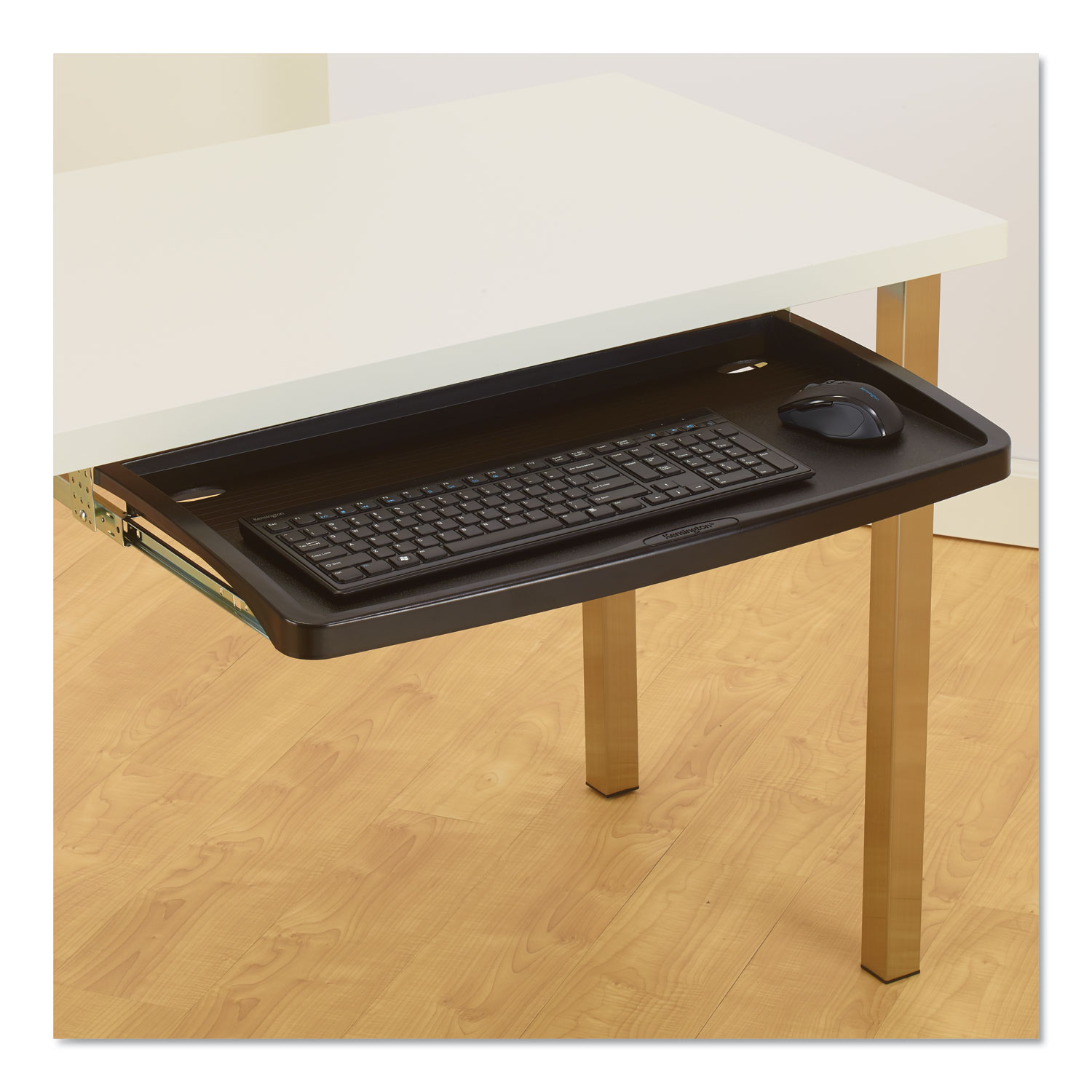  Kensington K60004US Comfort Keyboard Drawer with SmartFit System, 26w x 13.25d, Black (KMW60004) 