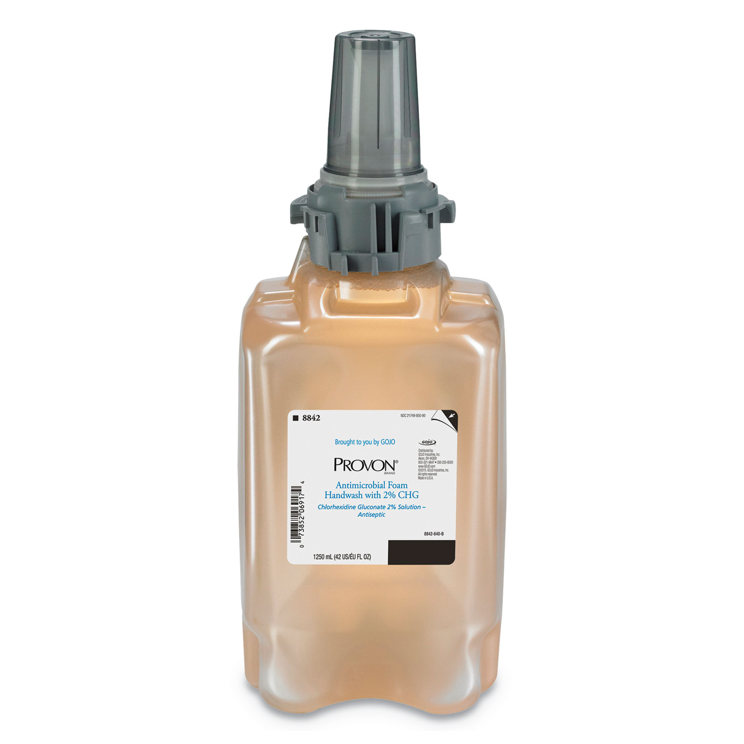  PROVON 8842-03 Antimicrobial Foam Handwash, 1250mL, 3/Carton (GOJ884203) 