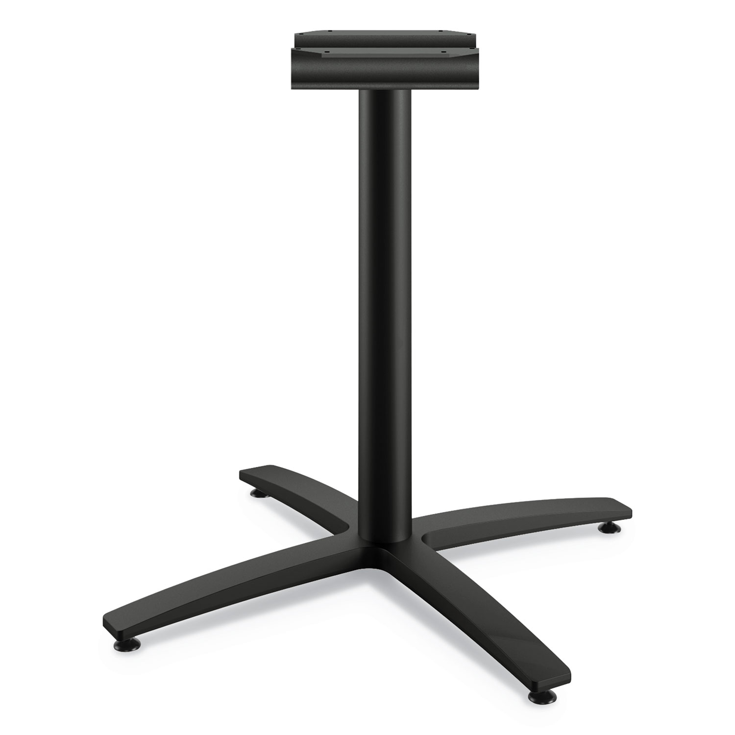  HON HBTTX30L.P6P Between Seated-Height X-Base for 42 Table Tops, Black (HONBTX30LP6P) 