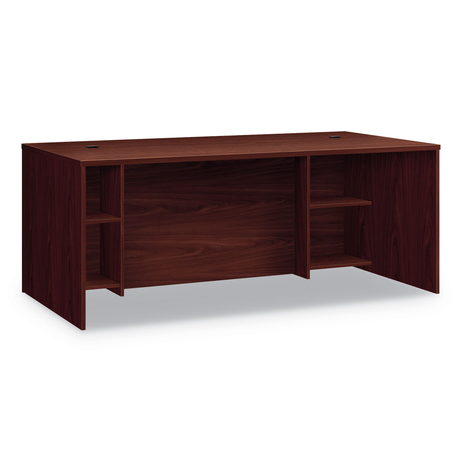  HON HLM7236BF.N Foundation Breakfront Desk Shell, 72w x 36d x 29h, Mahogany (HONLM7236BFN) 