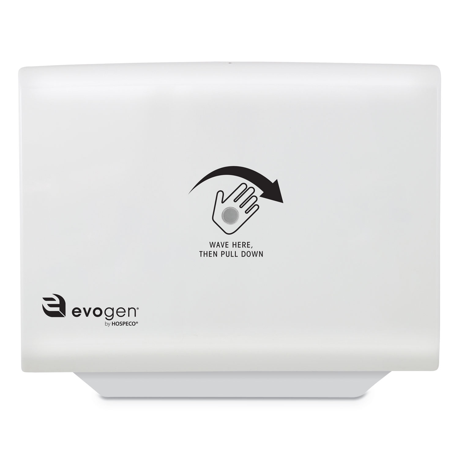  HOSPECO EVNT1-W Evogen No Touch Toilet Seat Cover Dispenser, 16.14 x 12 x 2, White (HOSEVNT1W) 