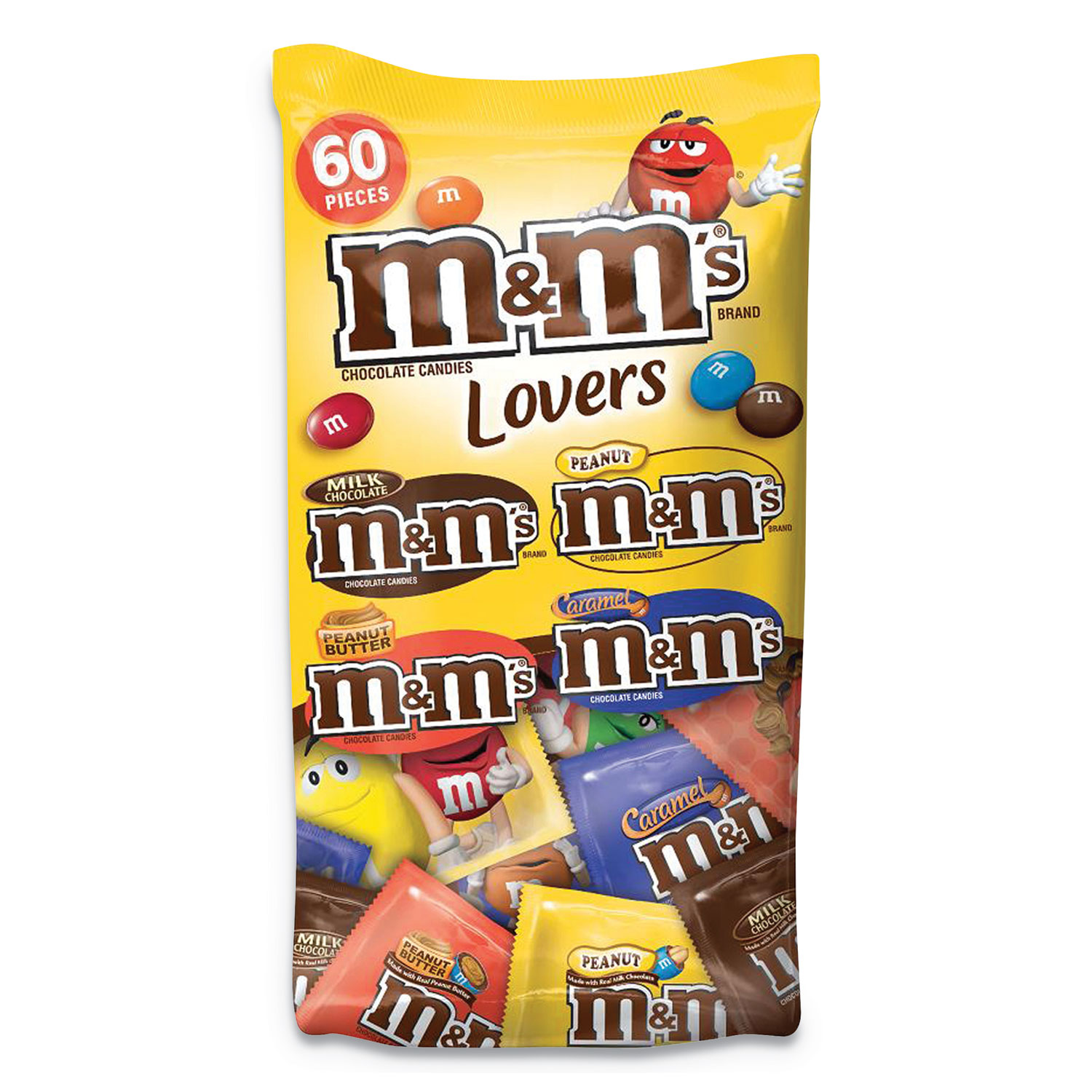  M & M's MMM51793 Chocolate Candies, Caramel/Milk Chocolate/Peanut/Peanut Butter, 33.08 oz Bag (MNM51793) 