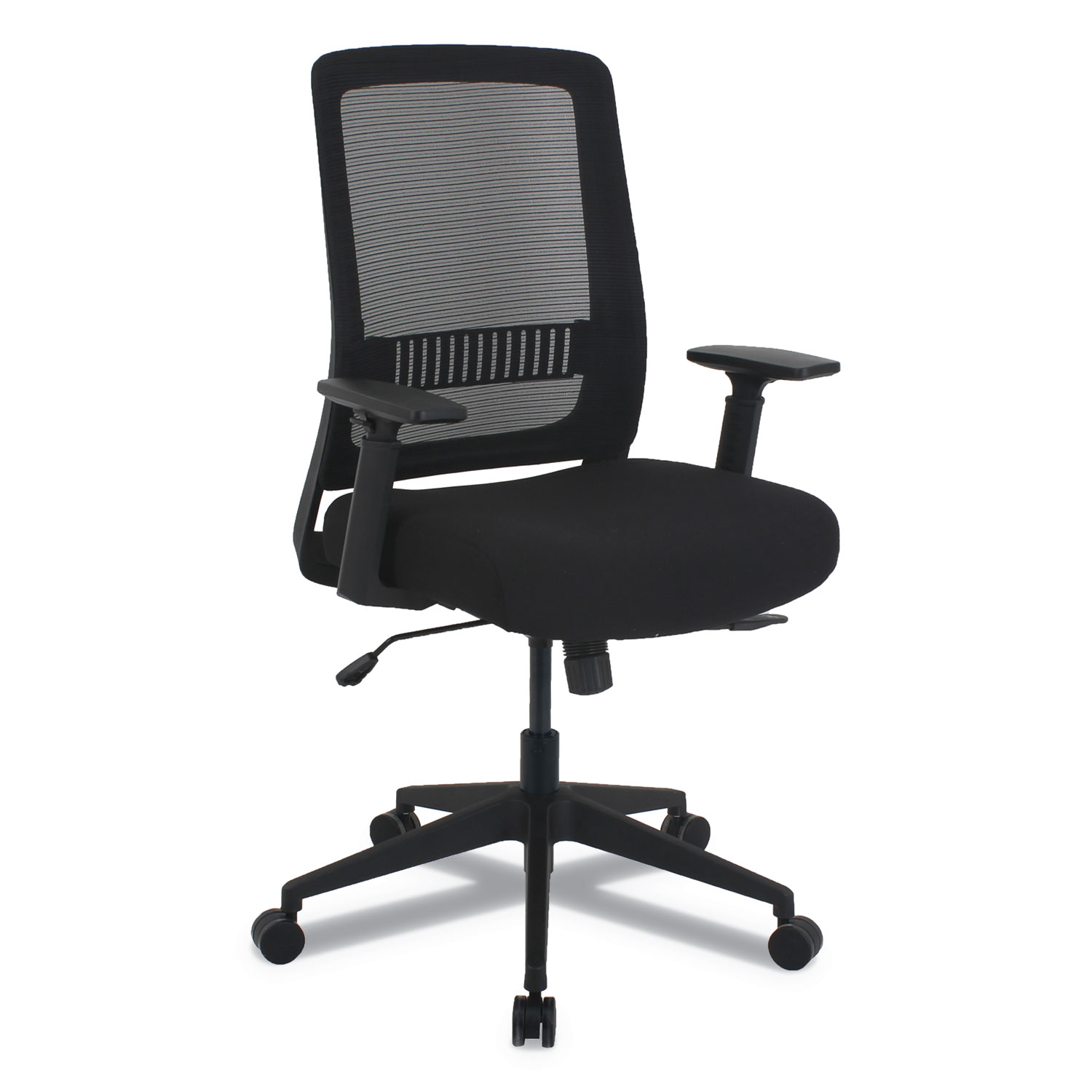  Alera ALEEY4214S Alera EY Series Multifunction Chair, Supports up to 275 lbs., Black Seat/Black Back, Black Base (ALEEY4214S) 