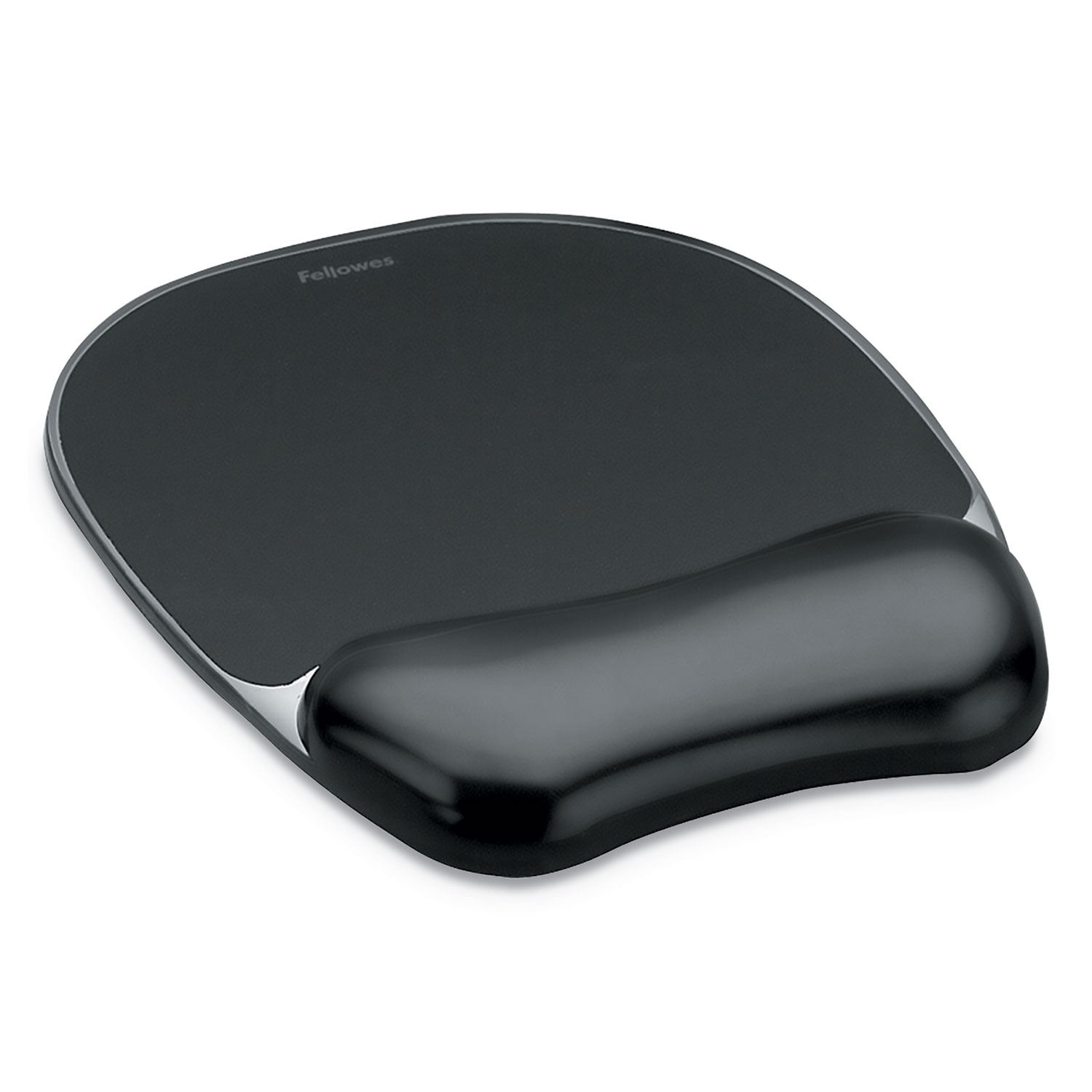  Fellowes 9112101 Gel Crystals Mouse Pad with Wrist Rest, 7.87 x 9.18, Black (FEL9112101) 