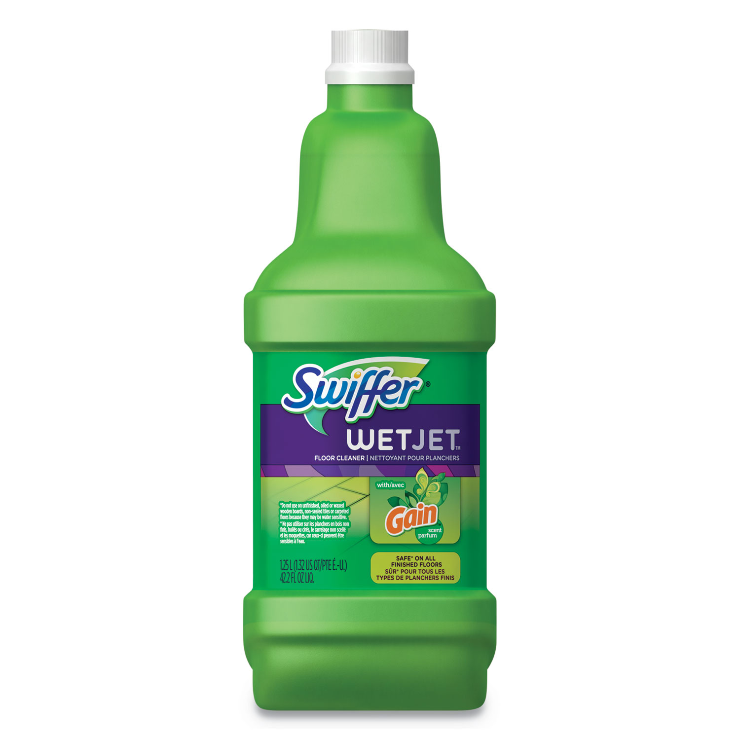  Swiffer 77809 WetJet System Cleaning-Solution Refill, Original Scent, 1.25 L Bottle, 4/Carton (PGC77809) 